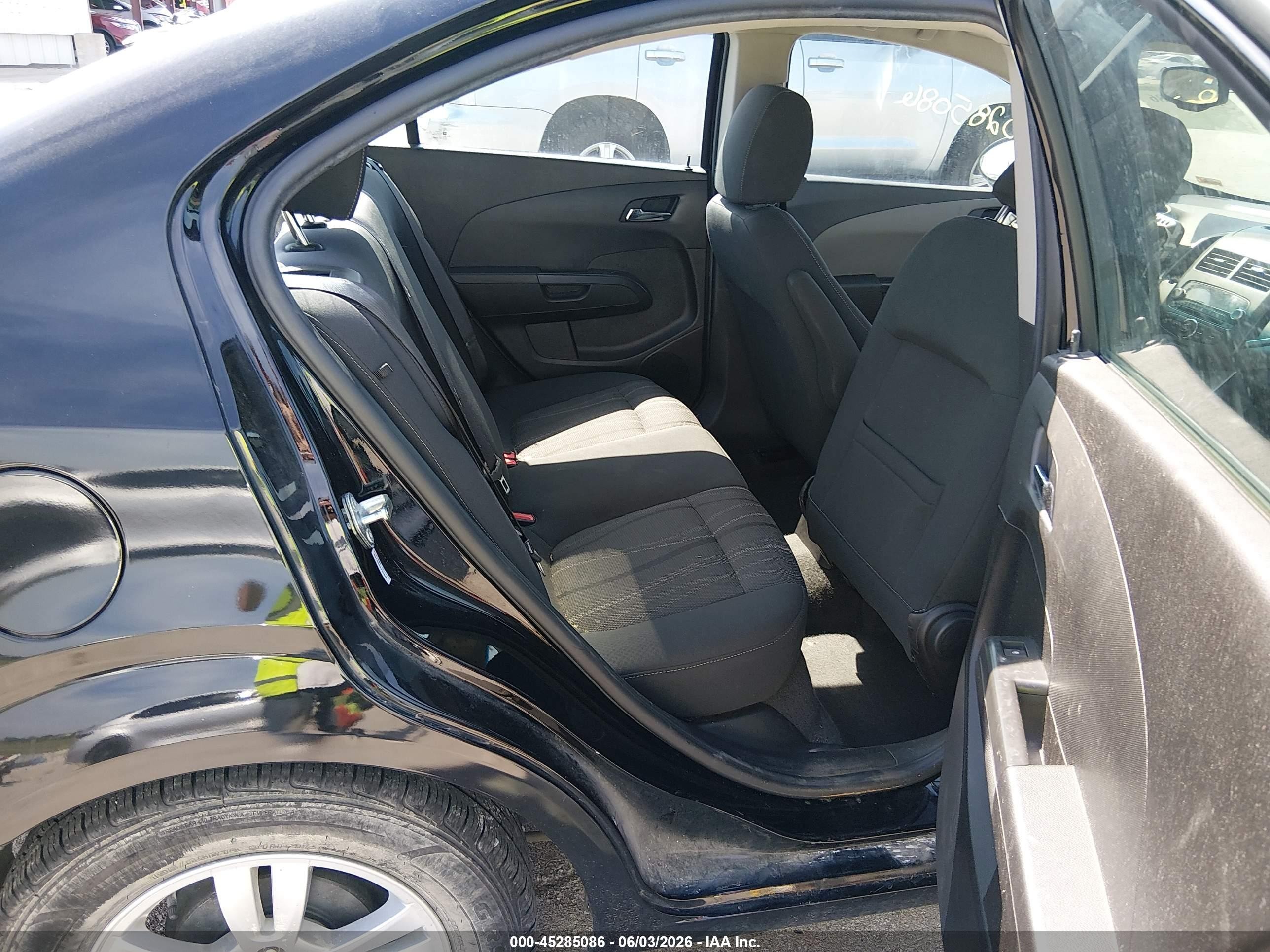 2012 Chevrolet Sonic 2lt Black vin: 1G1JC5SH8C4110005