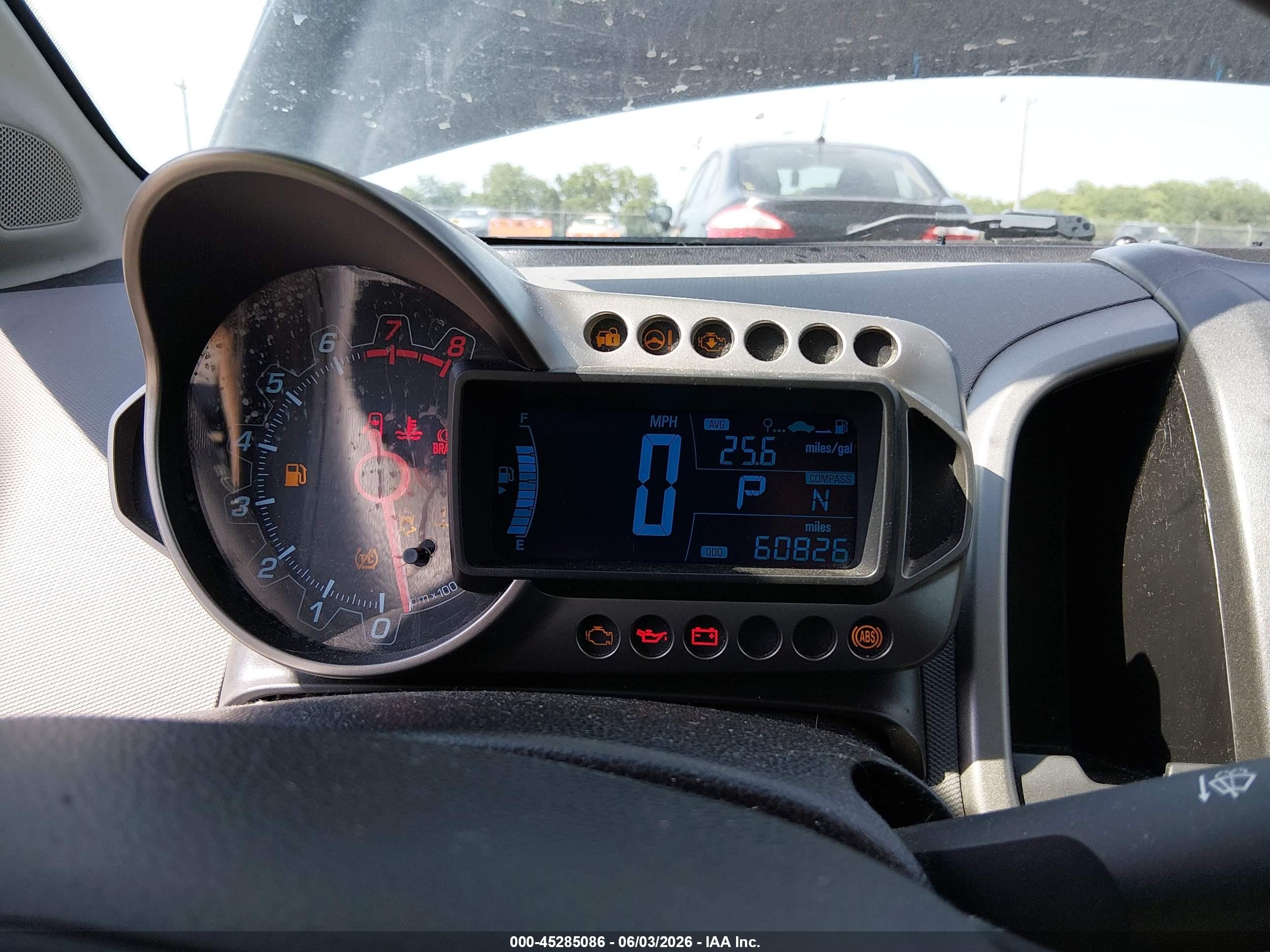 2012 Chevrolet Sonic 2lt Black vin: 1G1JC5SH8C4110005