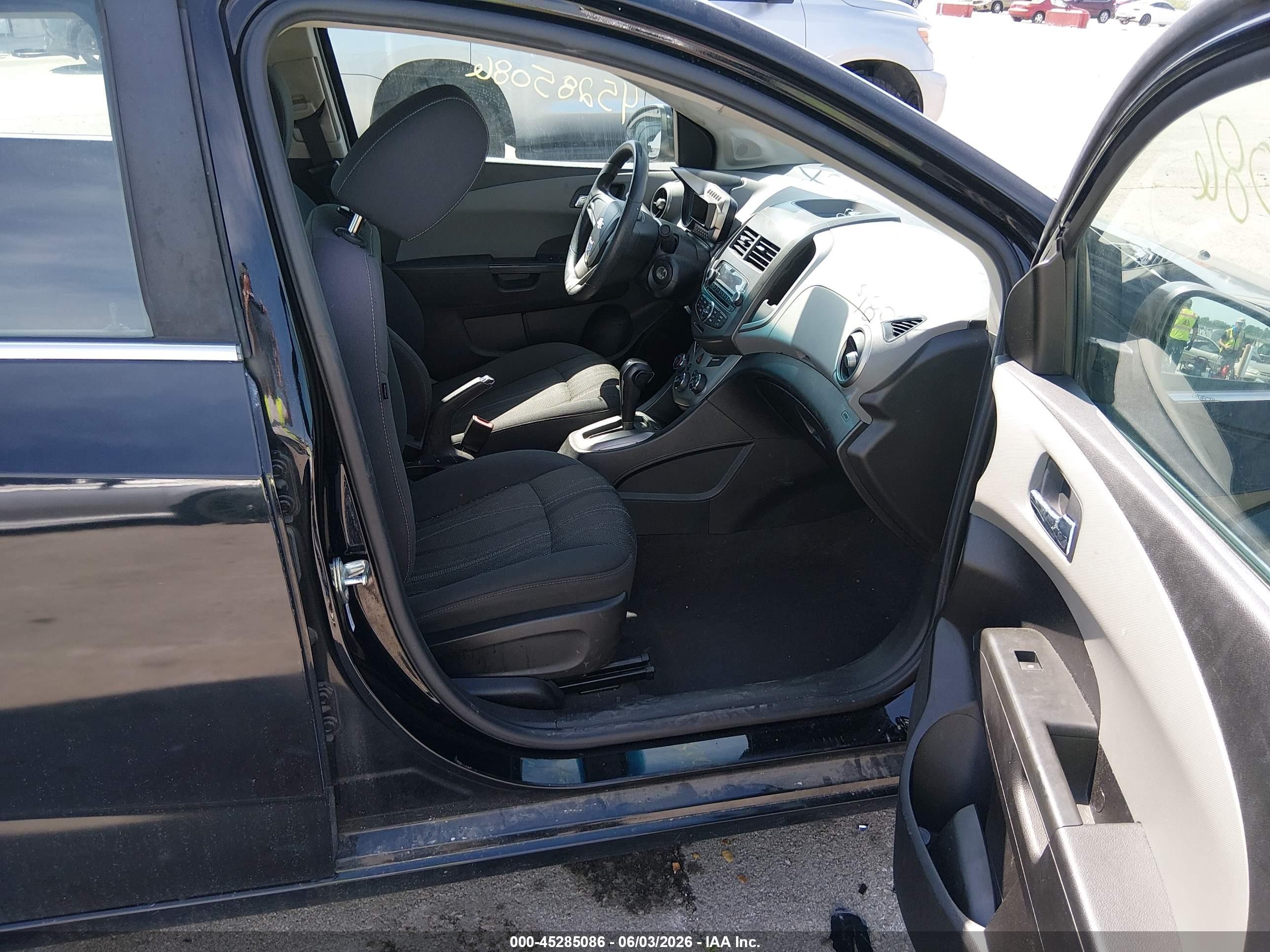 2012 Chevrolet Sonic 2lt Black vin: 1G1JC5SH8C4110005
