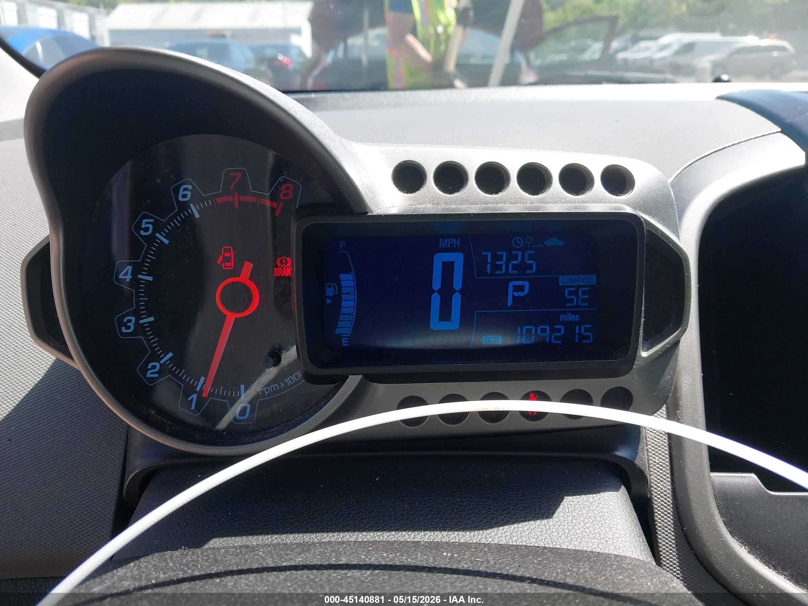 2013 Chevrolet Sonic Lt Auto Silver vin: 1G1JC5SH8D4160226