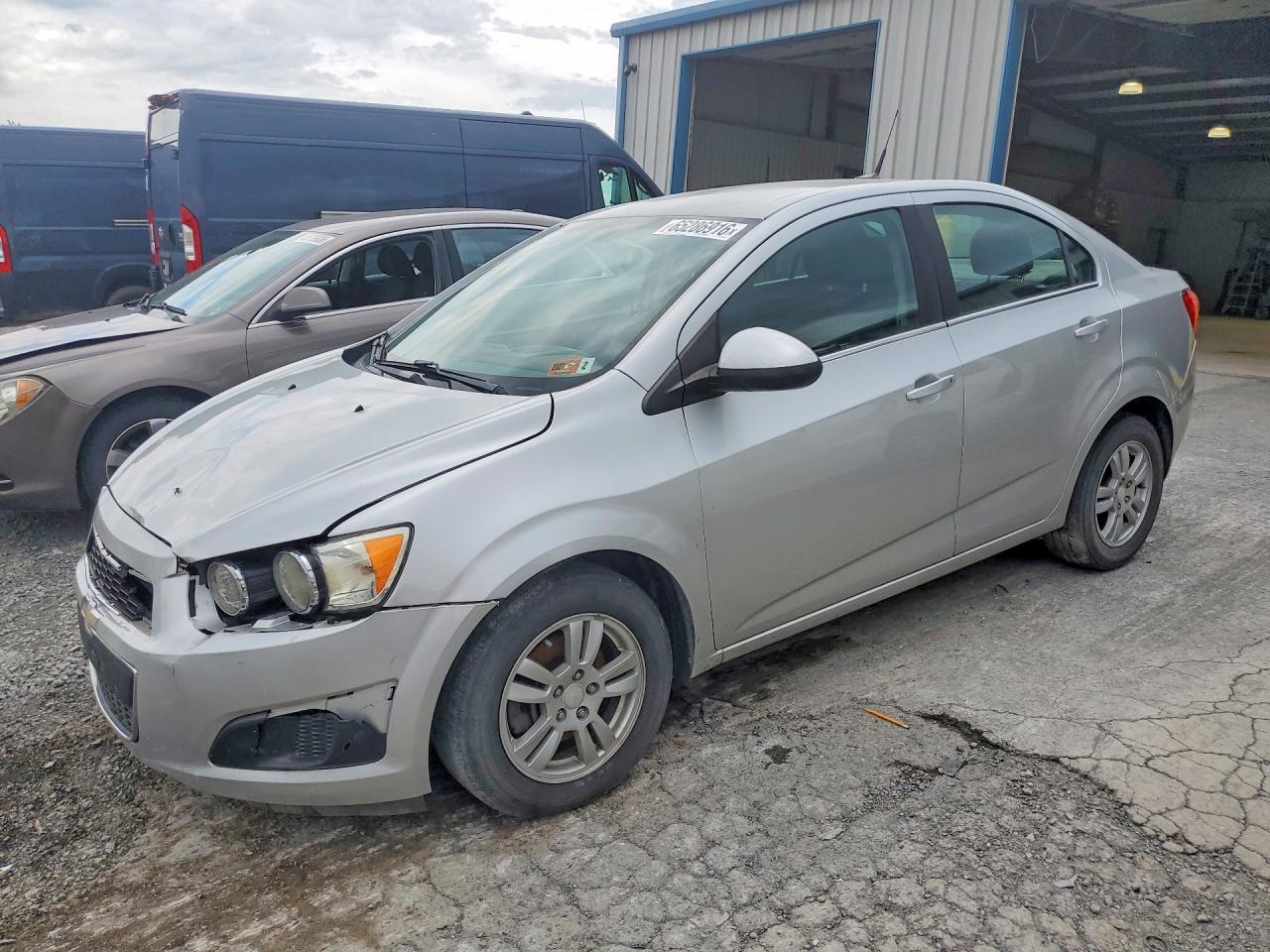 2014 Chevrolet Sonic Lt Silver vin: 1G1JC5SH8E4101971