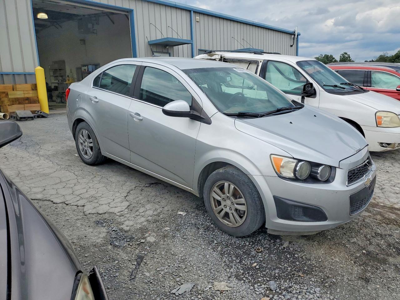 2014 Chevrolet Sonic Lt Silver vin: 1G1JC5SH8E4101971