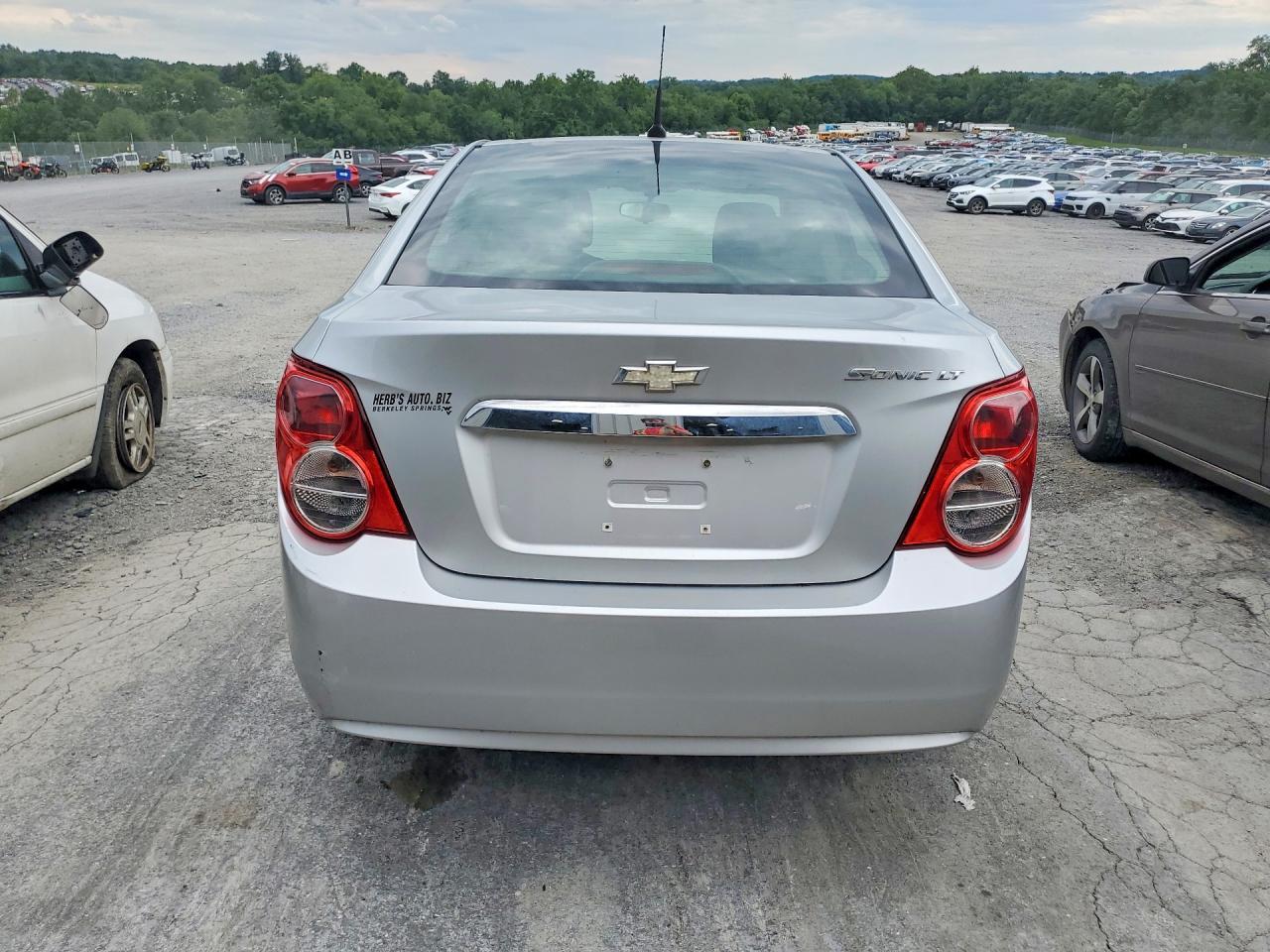 2014 Chevrolet Sonic Lt Silver vin: 1G1JC5SH8E4101971