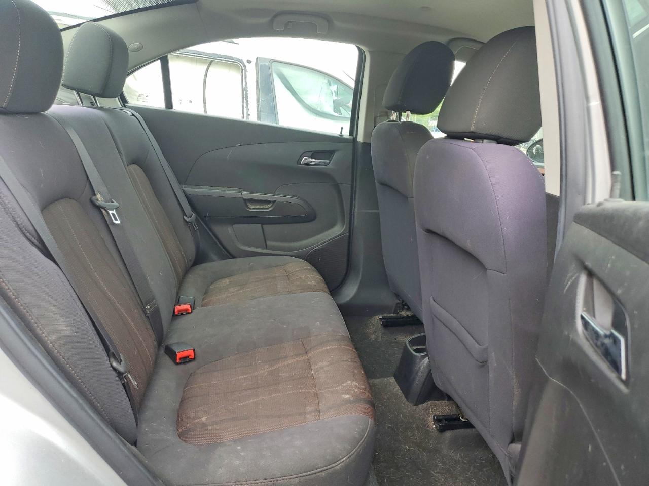 2014 Chevrolet Sonic Lt Silver vin: 1G1JC5SH8E4101971