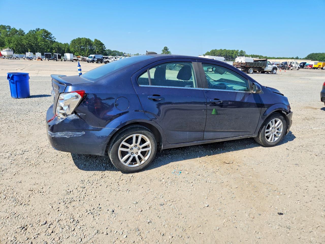 2015 Chevrolet Sonic Lt Blue vin: 1G1JC5SH8F4155417