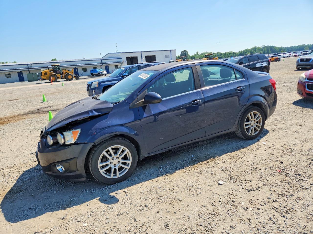 2015 Chevrolet Sonic Lt Blue vin: 1G1JC5SH8F4155417