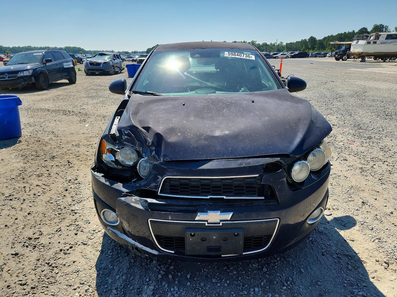 2015 Chevrolet Sonic Lt Blue vin: 1G1JC5SH8F4155417