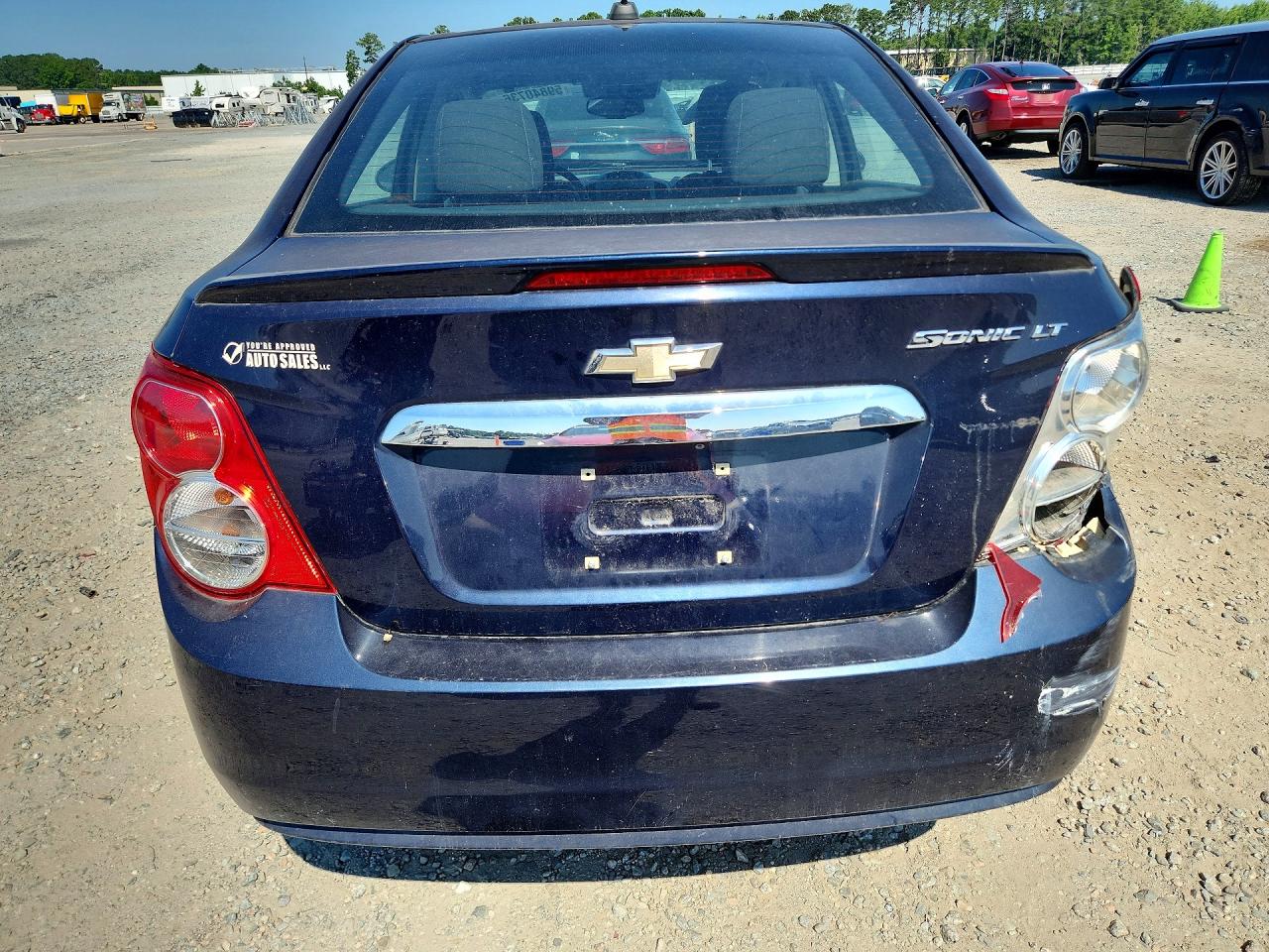 2015 Chevrolet Sonic Lt Blue vin: 1G1JC5SH8F4155417