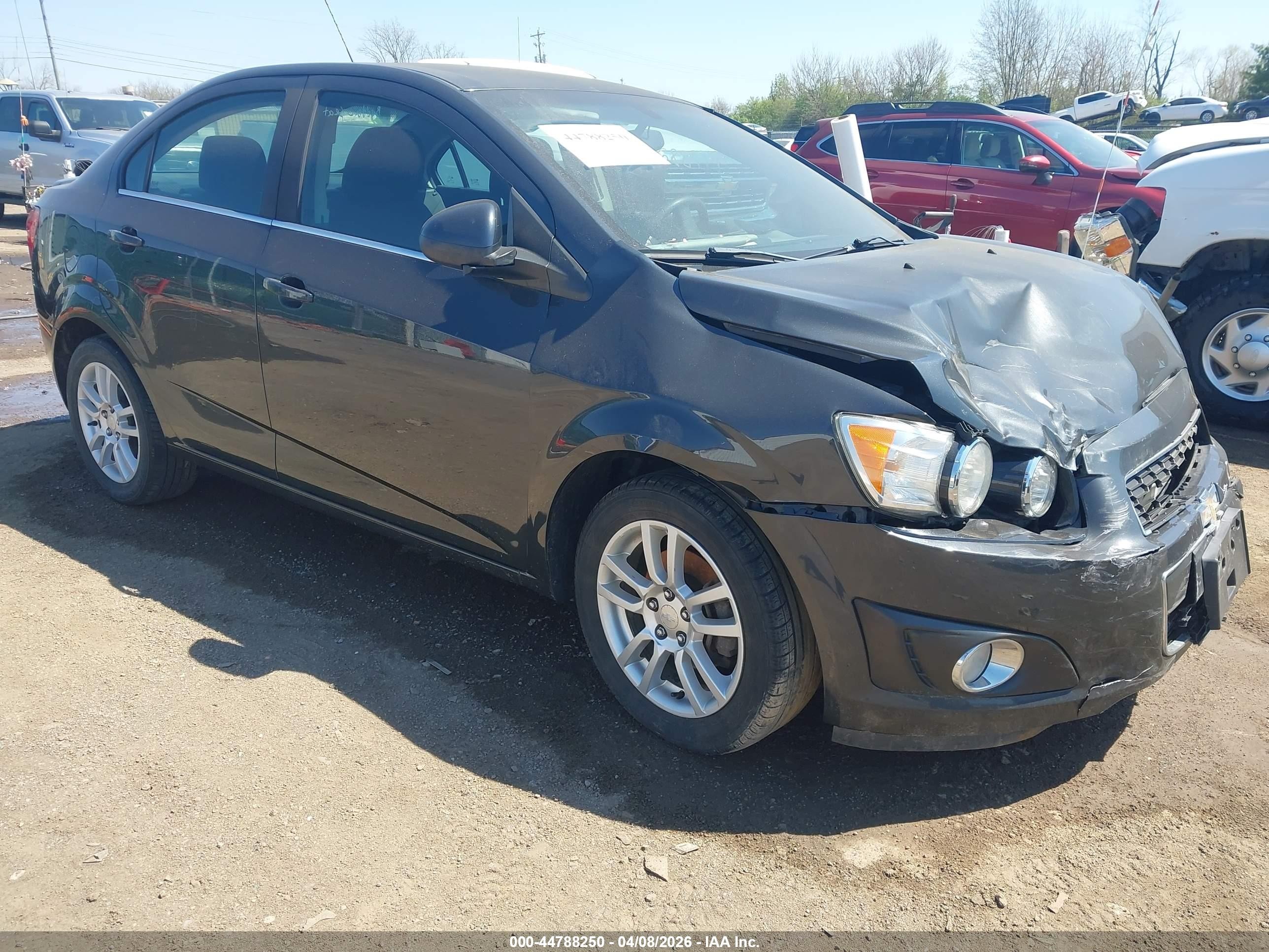 2015 Chevrolet Sonic Lt Auto Black vin: 1G1JC5SH8F4174212
