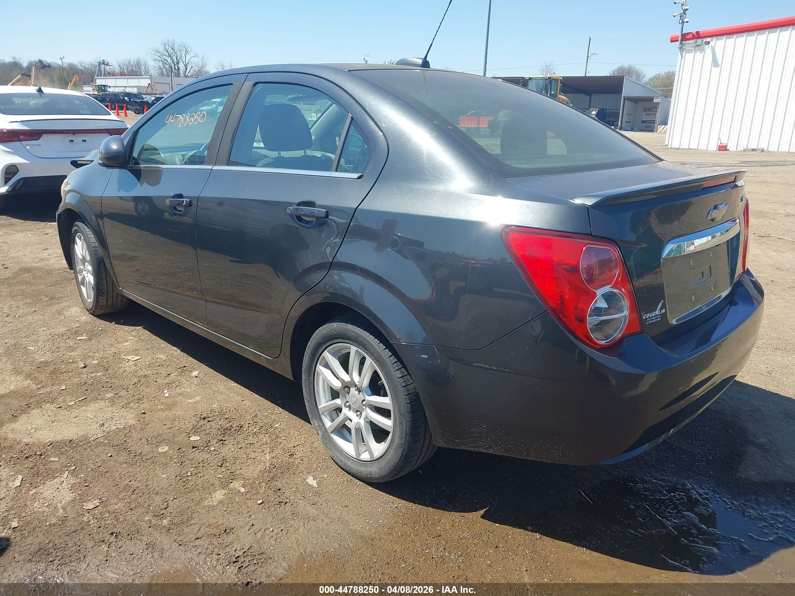 2015 Chevrolet Sonic Lt Auto Black vin: 1G1JC5SH8F4174212