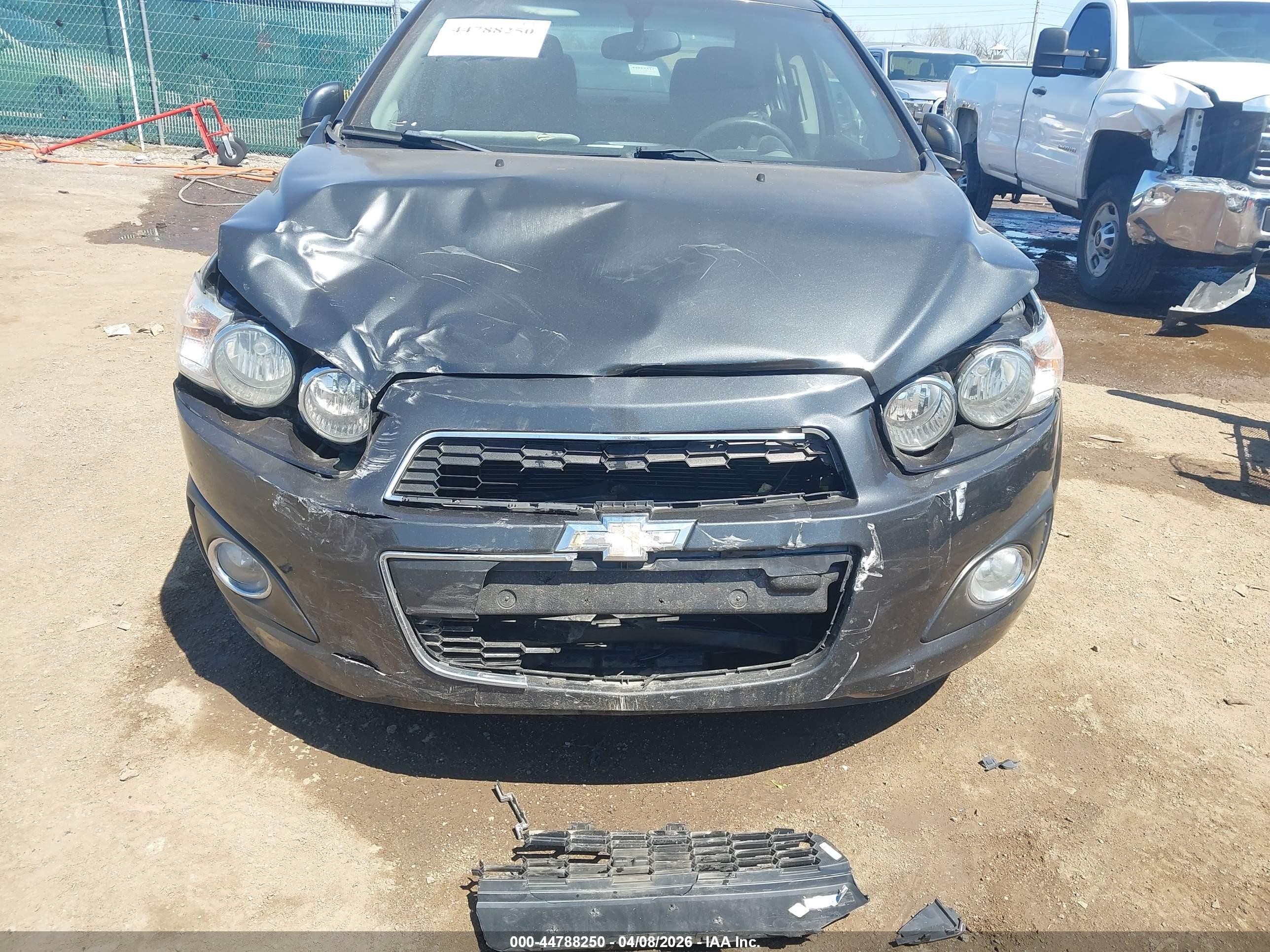 2015 Chevrolet Sonic Lt Auto Black vin: 1G1JC5SH8F4174212