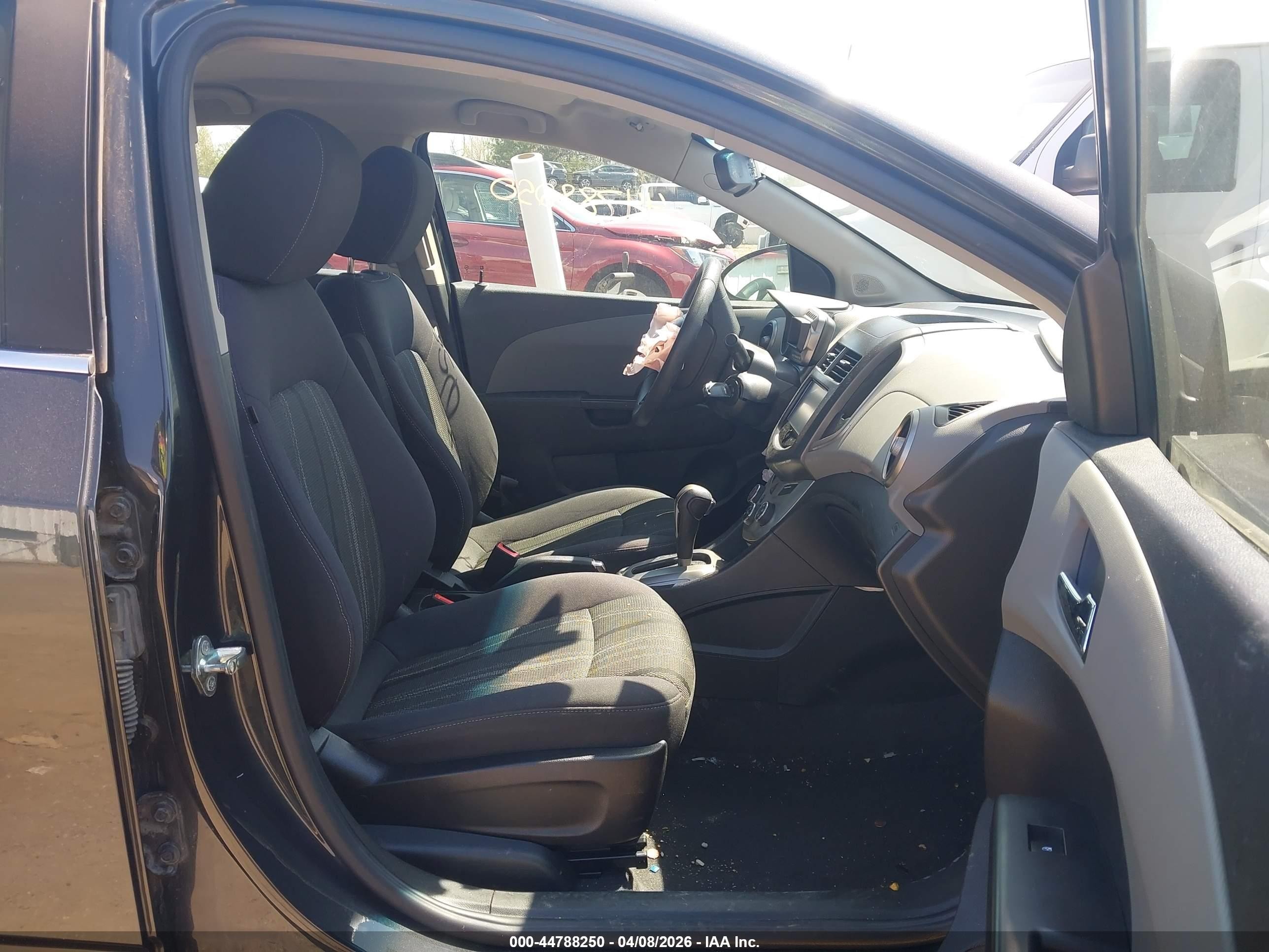 2015 Chevrolet Sonic Lt Auto Black vin: 1G1JC5SH8F4174212