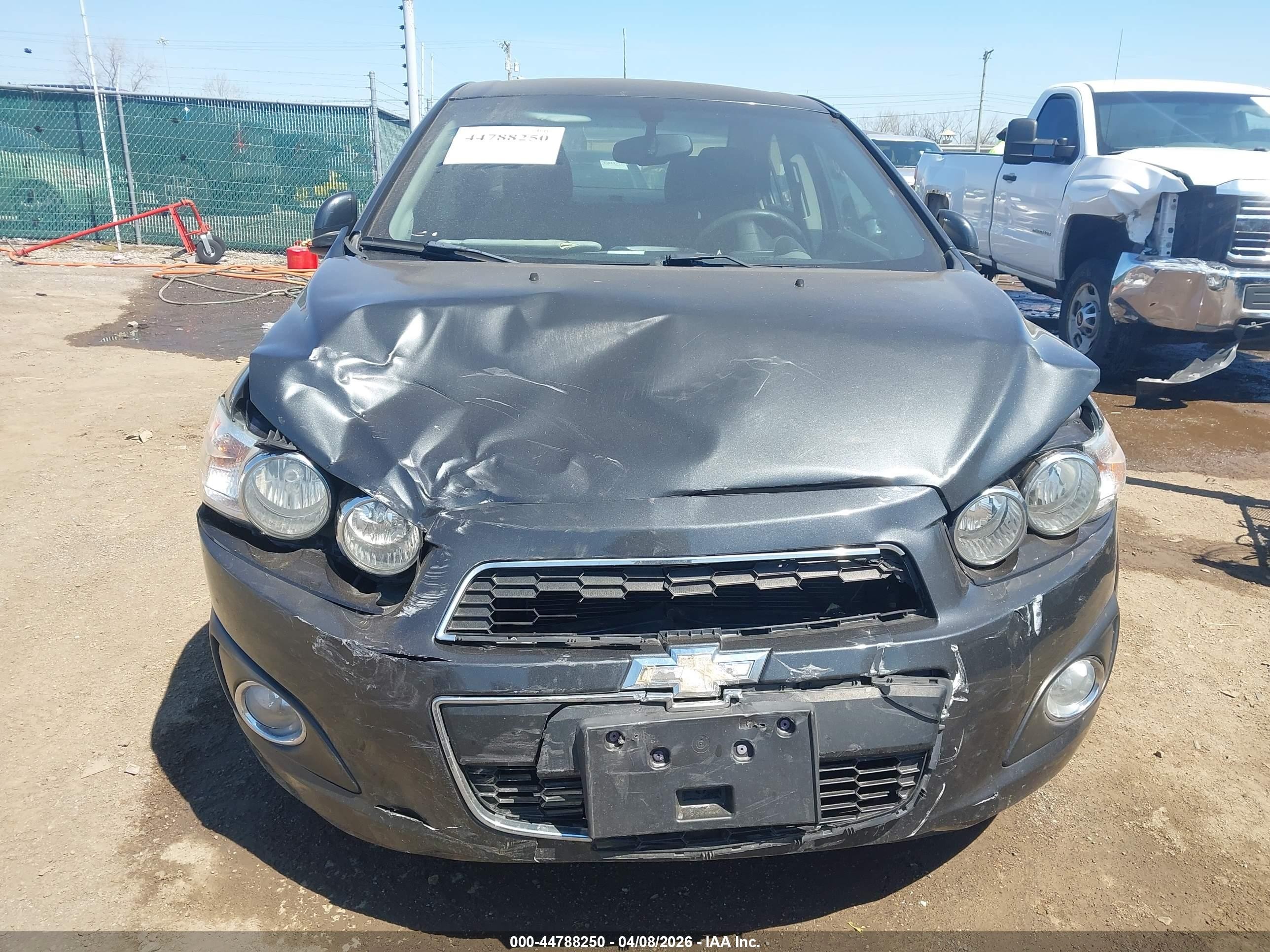 2015 Chevrolet Sonic Lt Auto Black vin: 1G1JC5SH8F4174212