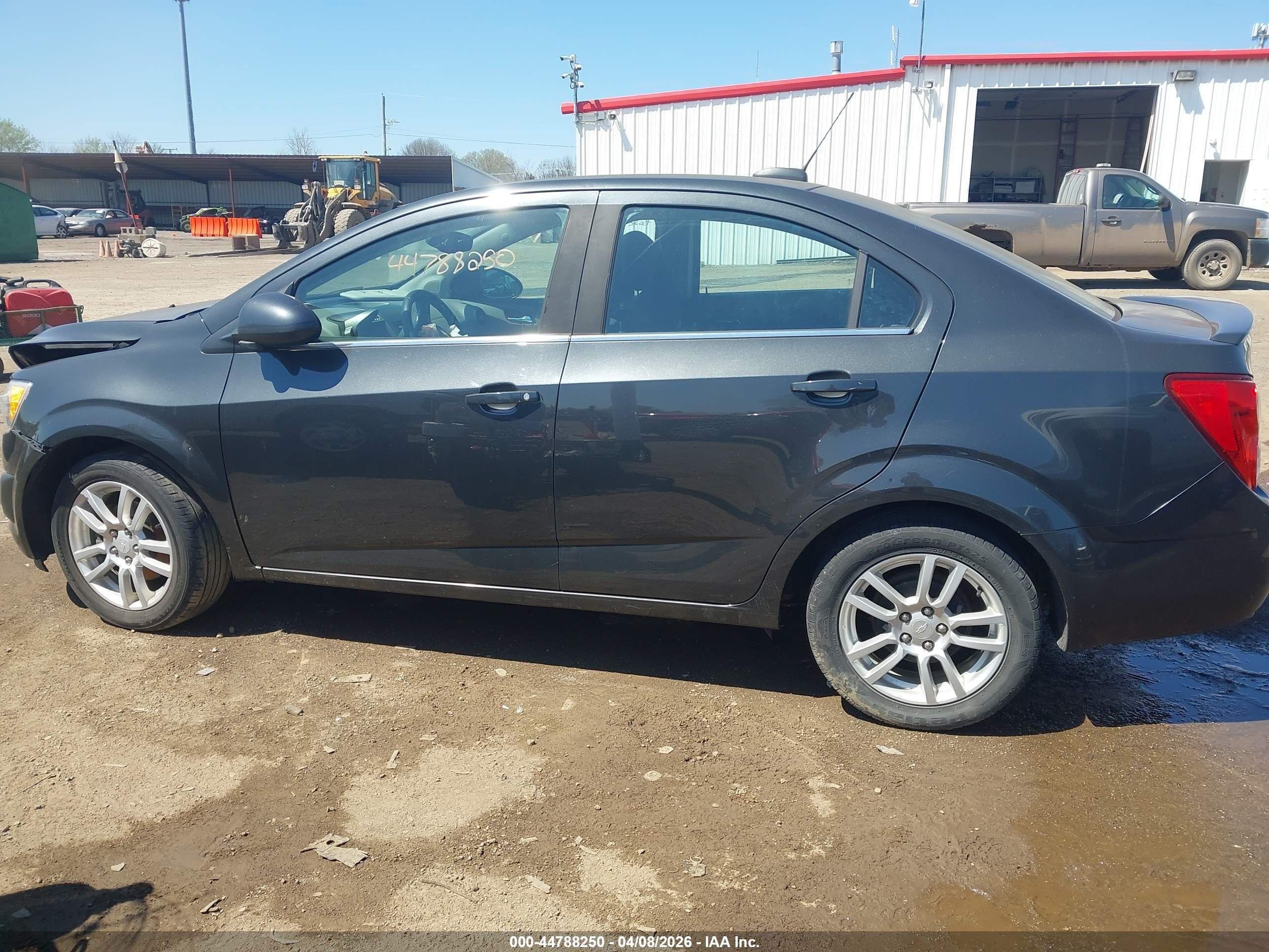2015 Chevrolet Sonic Lt Auto Black vin: 1G1JC5SH8F4174212