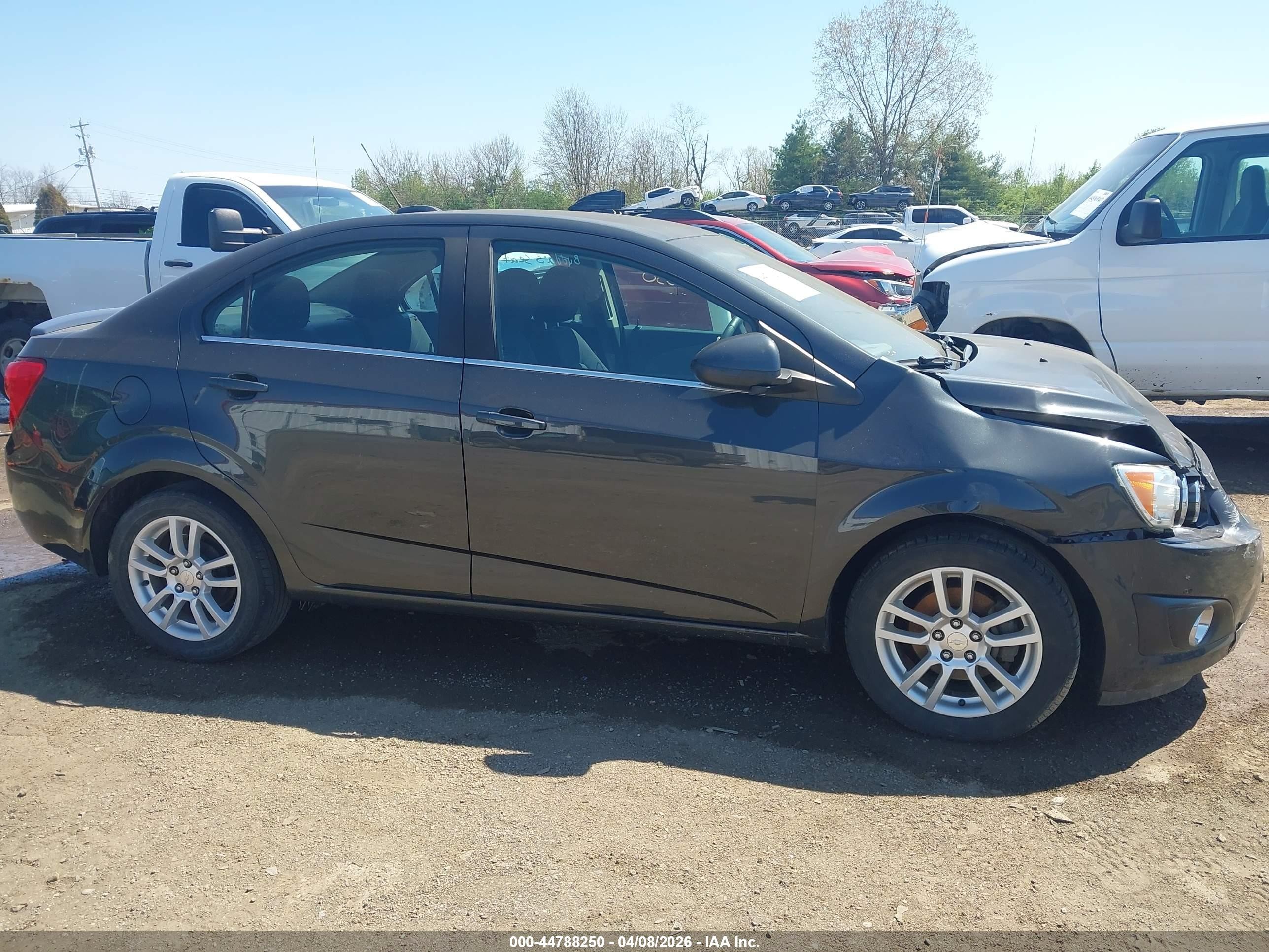 2015 Chevrolet Sonic Lt Auto Black vin: 1G1JC5SH8F4174212