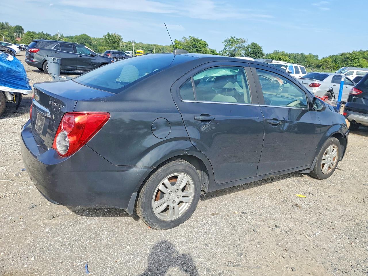 2015 Chevrolet Sonic Lt Серый vin: 1G1JC5SH8F4175568