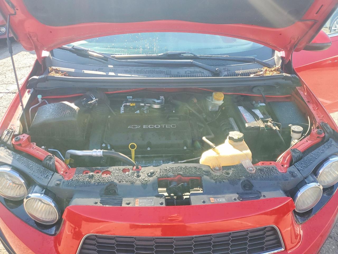 2015 Chevrolet Sonic Lt Red vin: 1G1JC5SH8F4185517