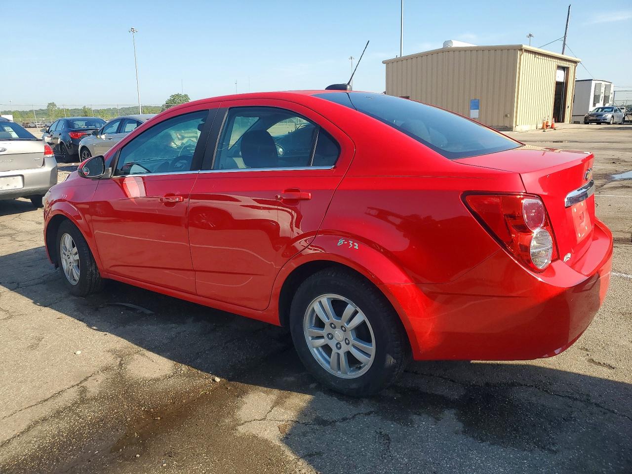 2015 Chevrolet Sonic Lt Red vin: 1G1JC5SH8F4185517