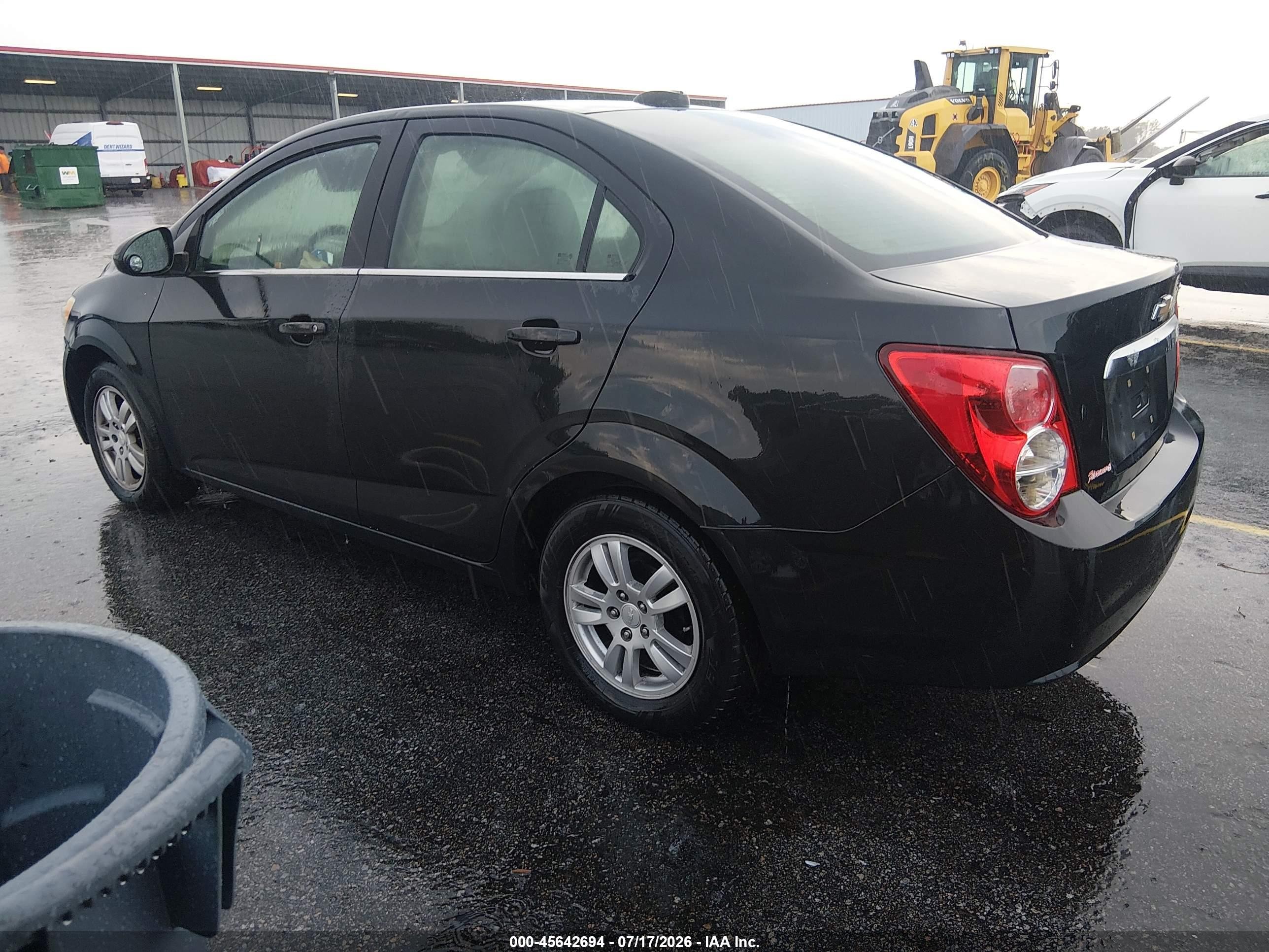 2015 Chevrolet Sonic Lt Auto Black vin: 1G1JC5SH8F4187140