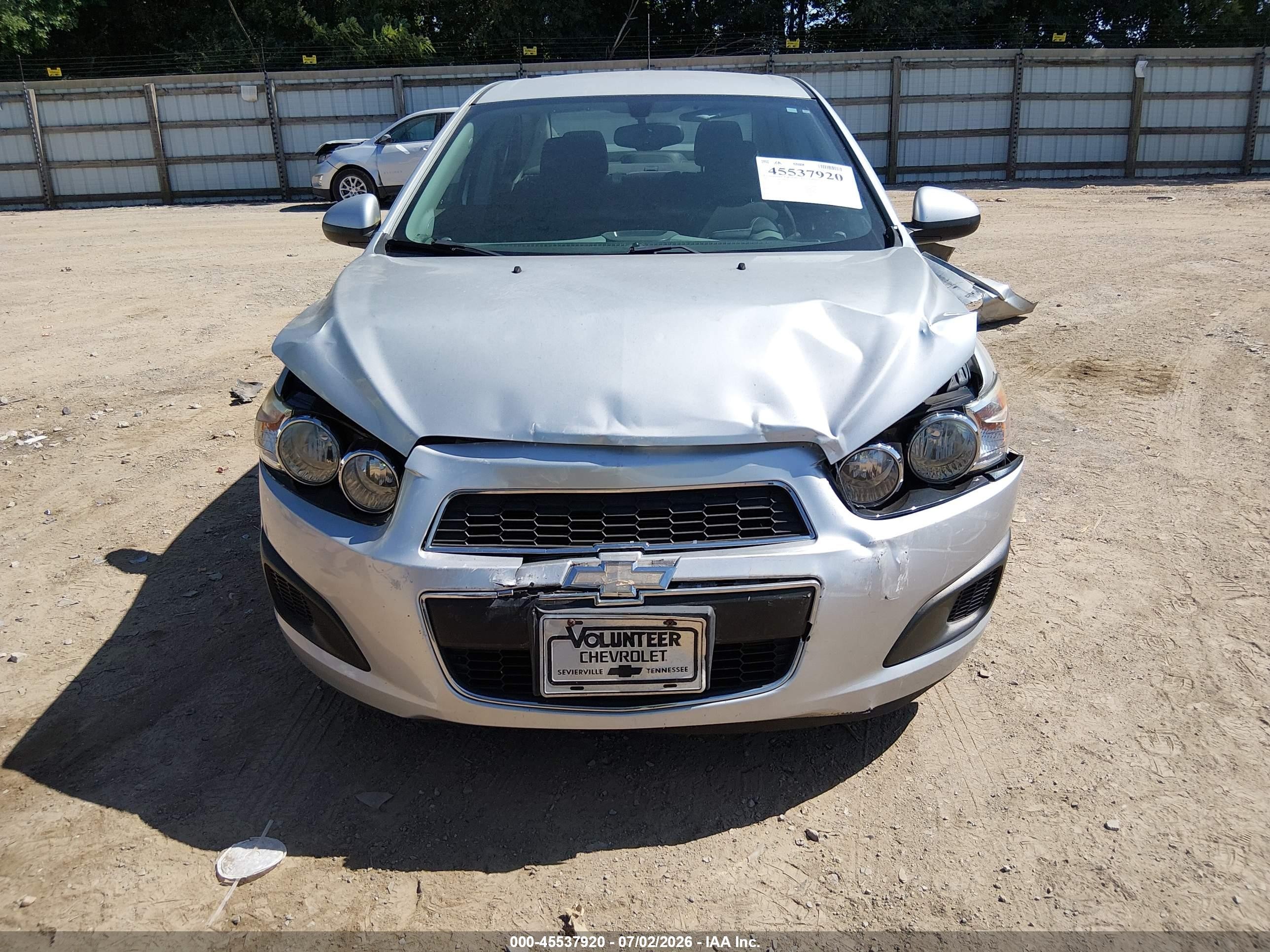 2015 Chevrolet Sonic Lt Auto Silver vin: 1G1JC5SH8F4190717