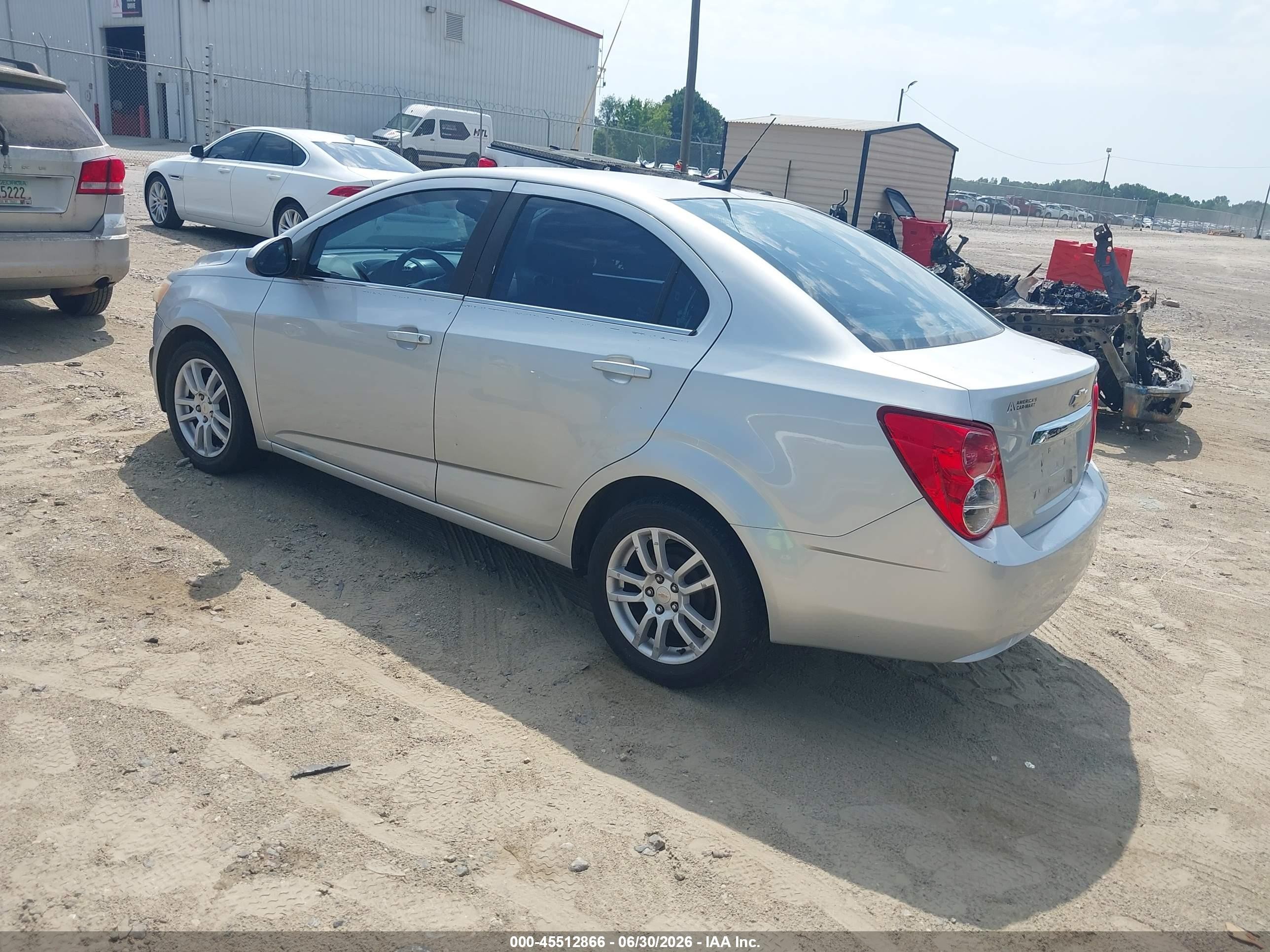2012 Chevrolet Sonic 2lt Gray vin: 1G1JC5SH9C4112622