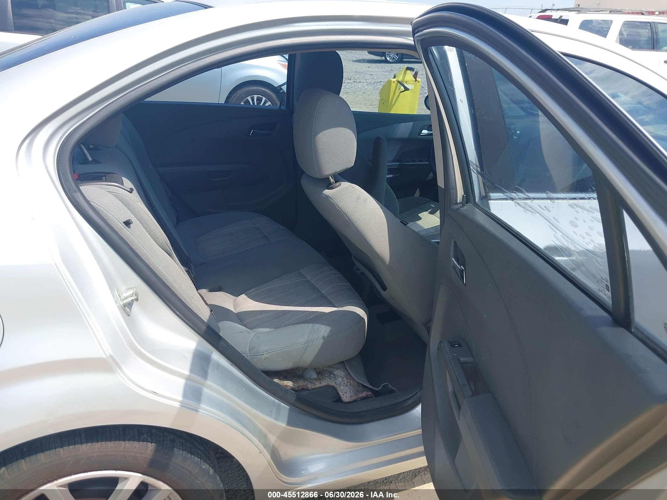 2012 Chevrolet Sonic 2lt Gray vin: 1G1JC5SH9C4112622