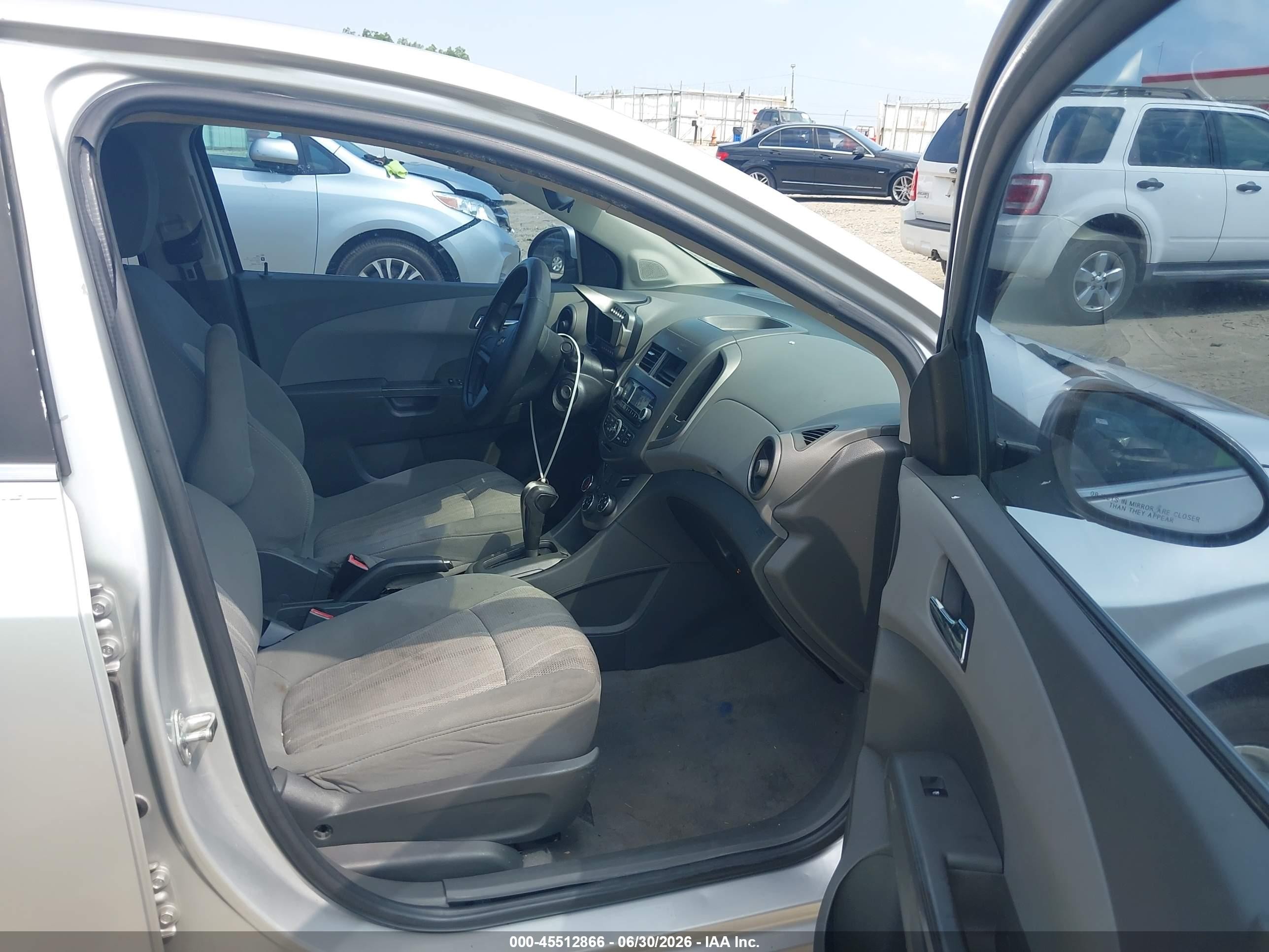 2012 Chevrolet Sonic 2lt Gray vin: 1G1JC5SH9C4112622