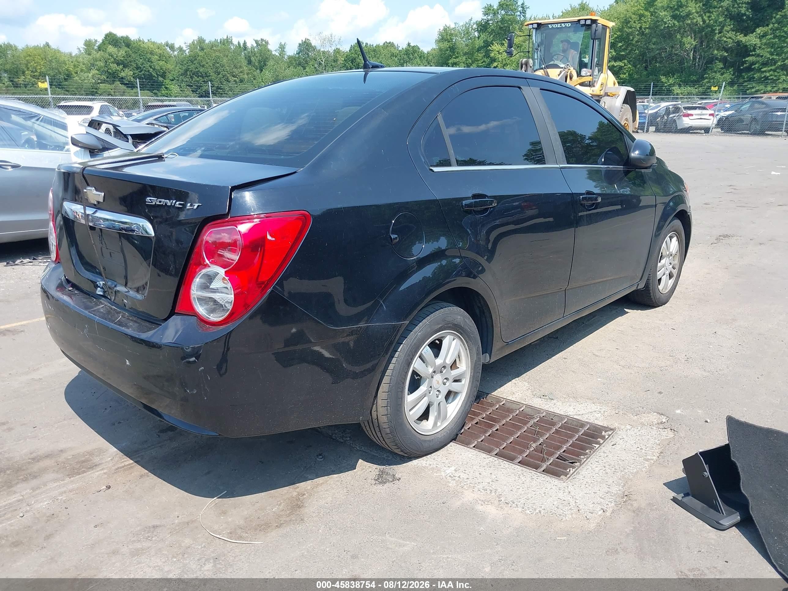2012 Chevrolet Sonic 2lt Black vin: 1G1JC5SH9C4134460