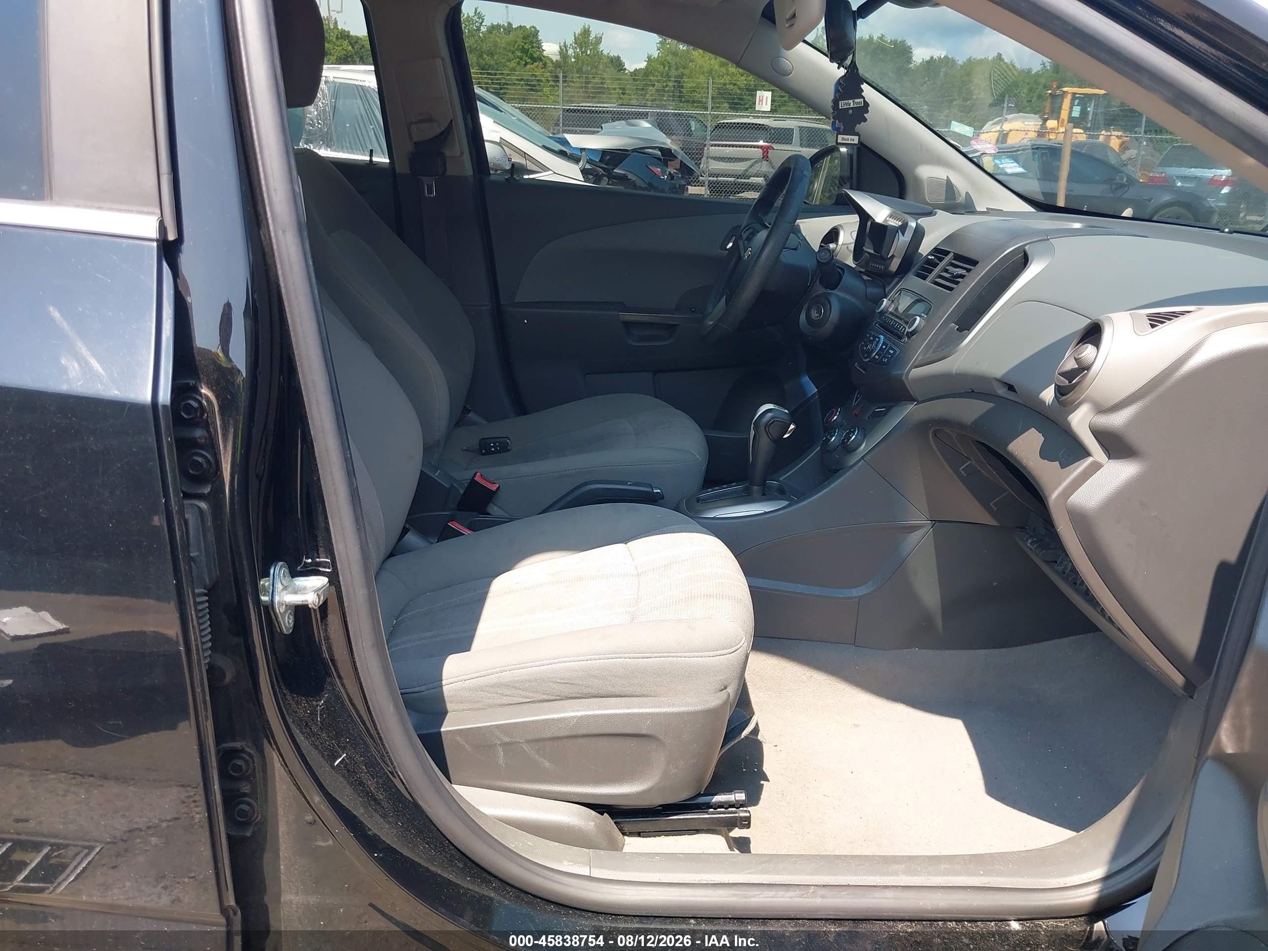 2012 Chevrolet Sonic 2lt Black vin: 1G1JC5SH9C4134460