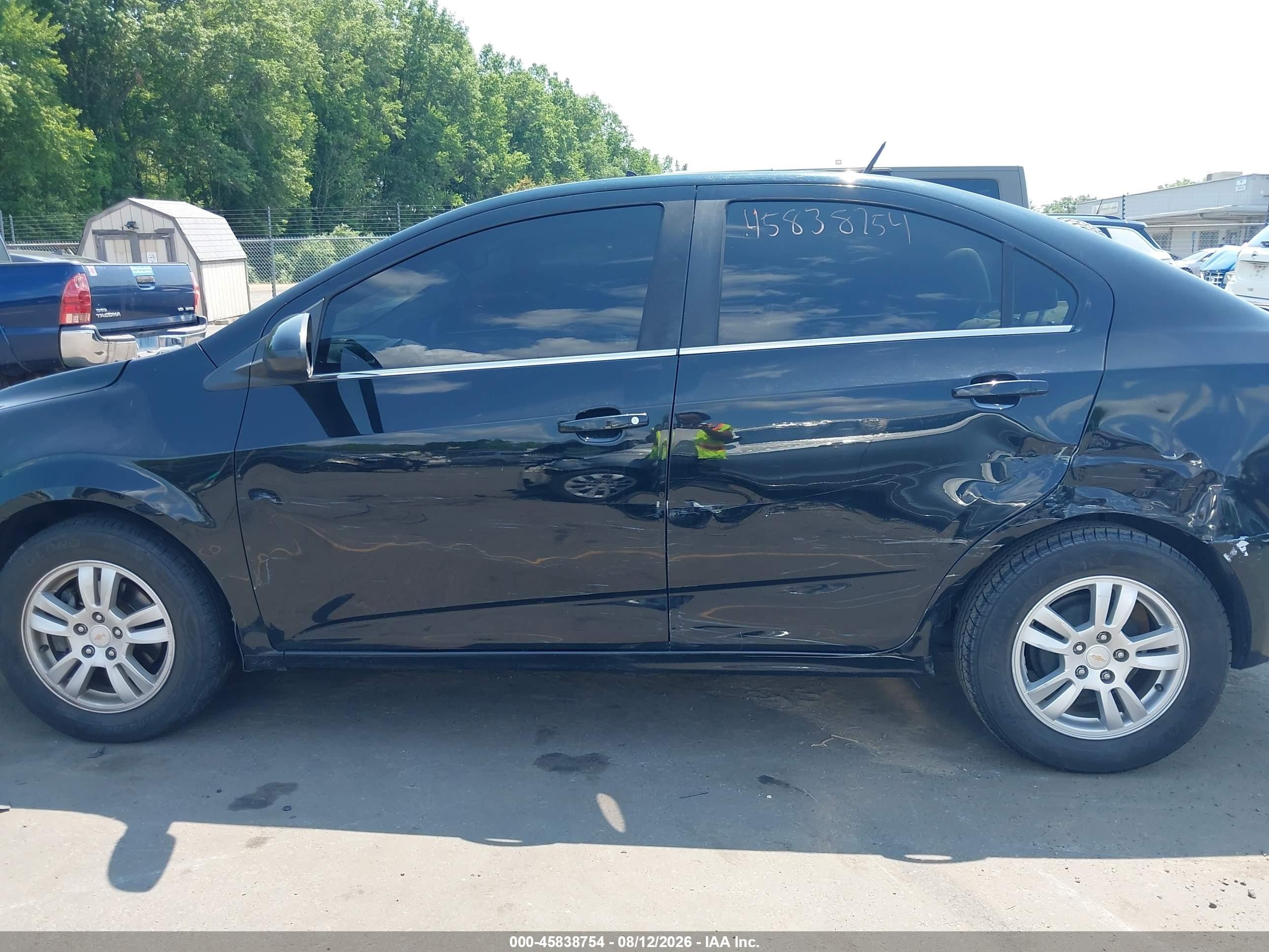 2012 Chevrolet Sonic 2lt Black vin: 1G1JC5SH9C4134460
