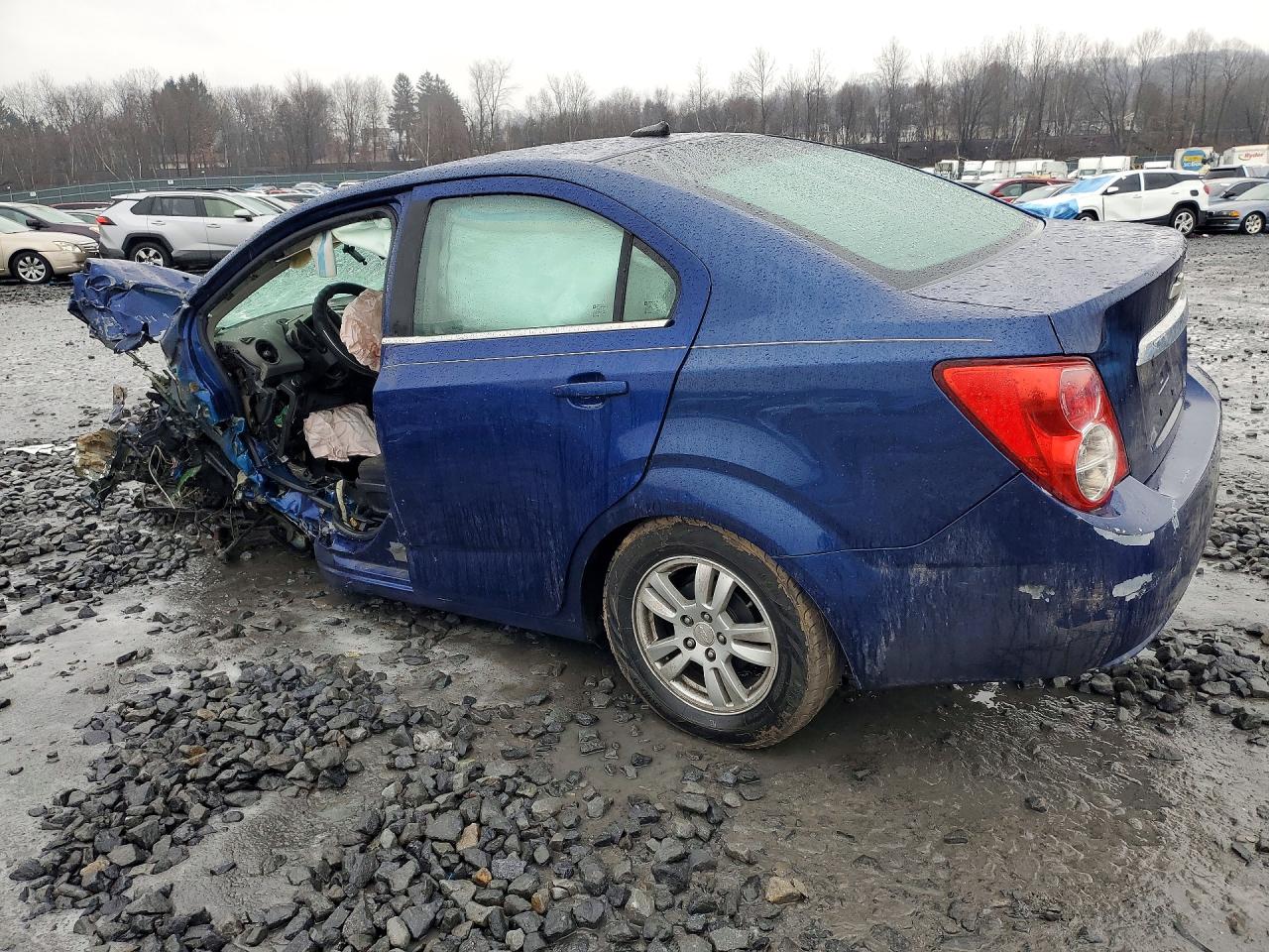 2012 Chevrolet Sonic Lt Blue vin: 1G1JC5SH9C4190351