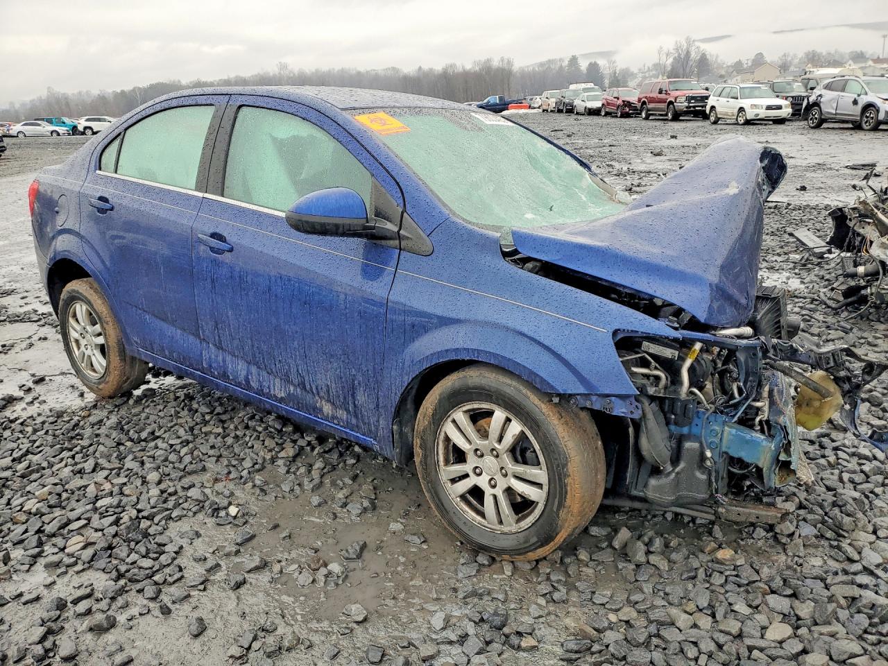 2012 Chevrolet Sonic Lt Blue vin: 1G1JC5SH9C4190351