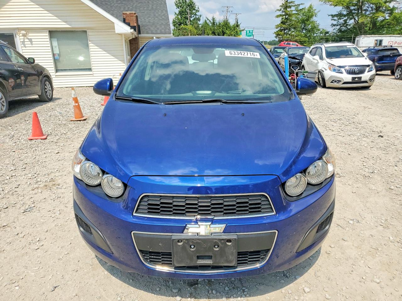 2012 Chevrolet Sonic Lt Blue vin: 1G1JC5SH9C4205673