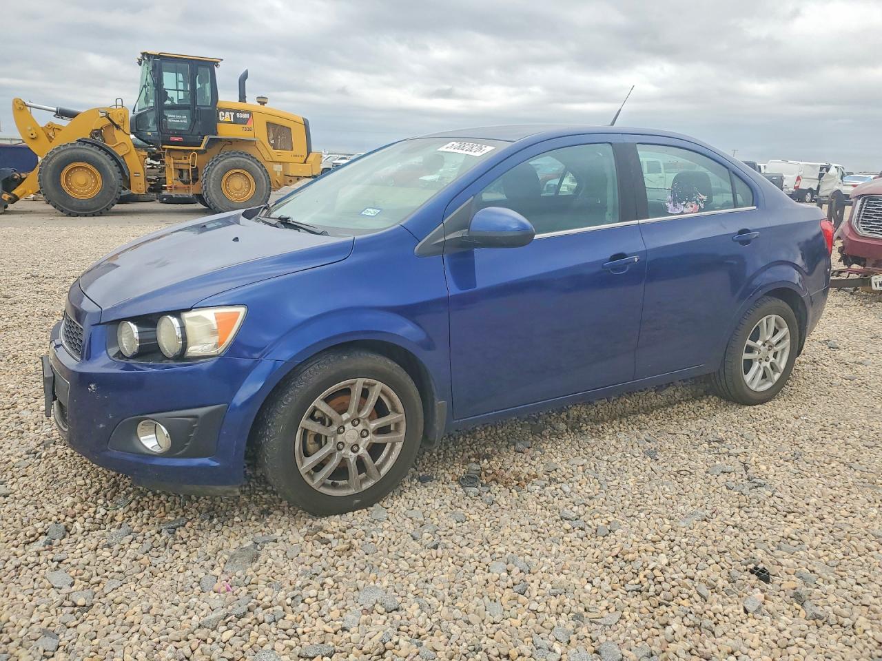 2013 Chevrolet Sonic Blue vin: 1G1JC5SH9D4128661