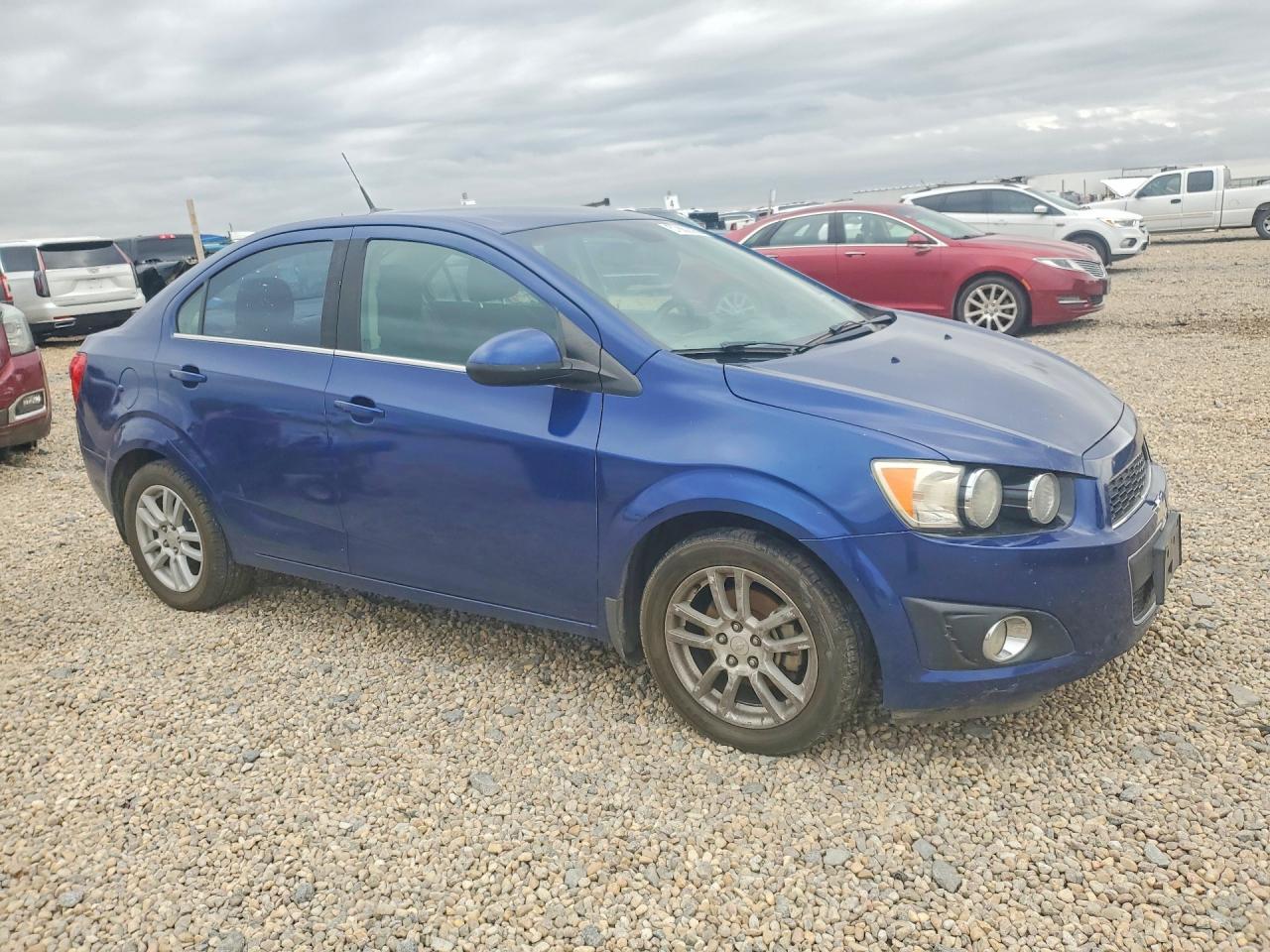 2013 Chevrolet Sonic Blue vin: 1G1JC5SH9D4128661
