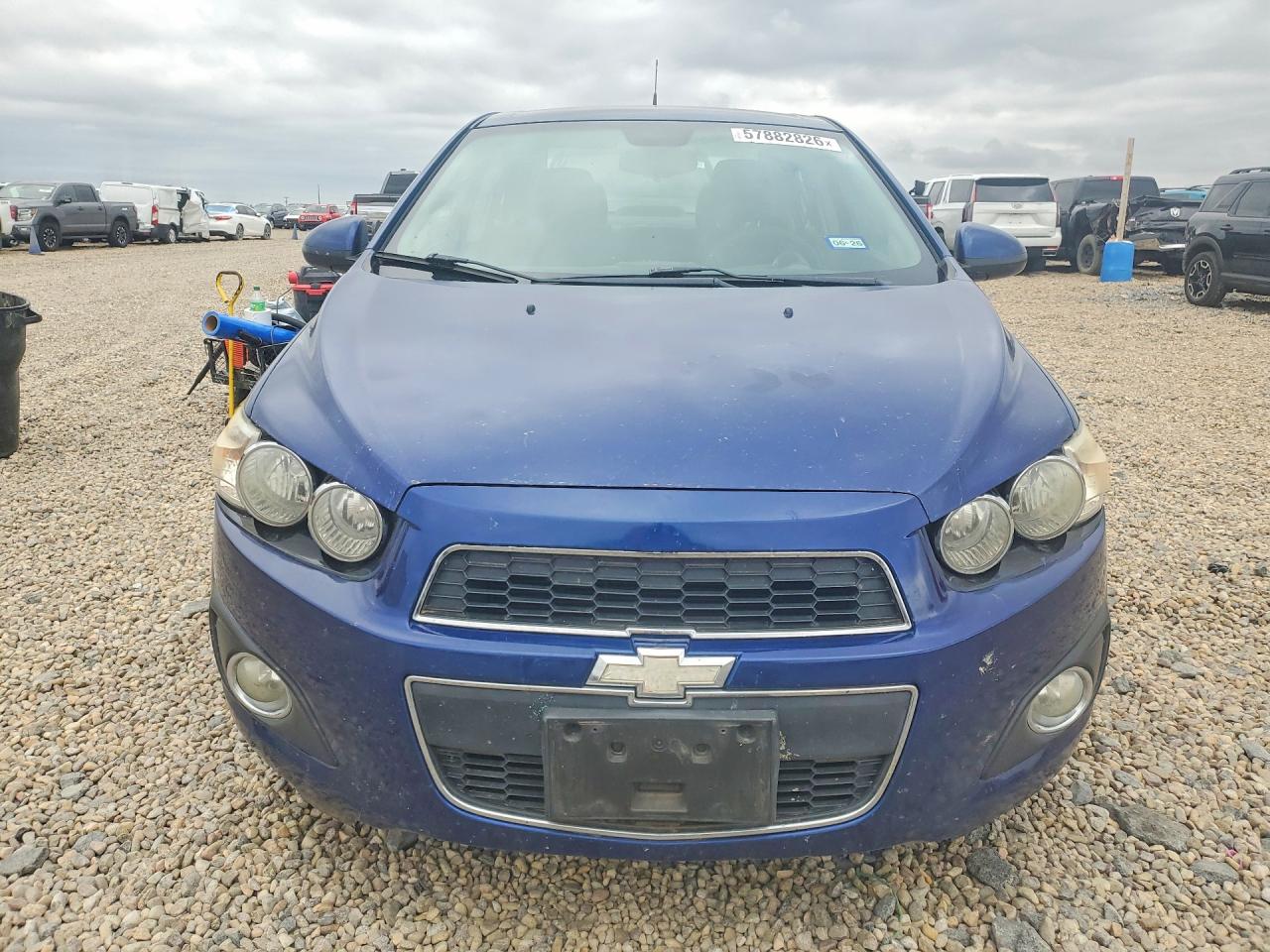2013 Chevrolet Sonic Blue vin: 1G1JC5SH9D4128661