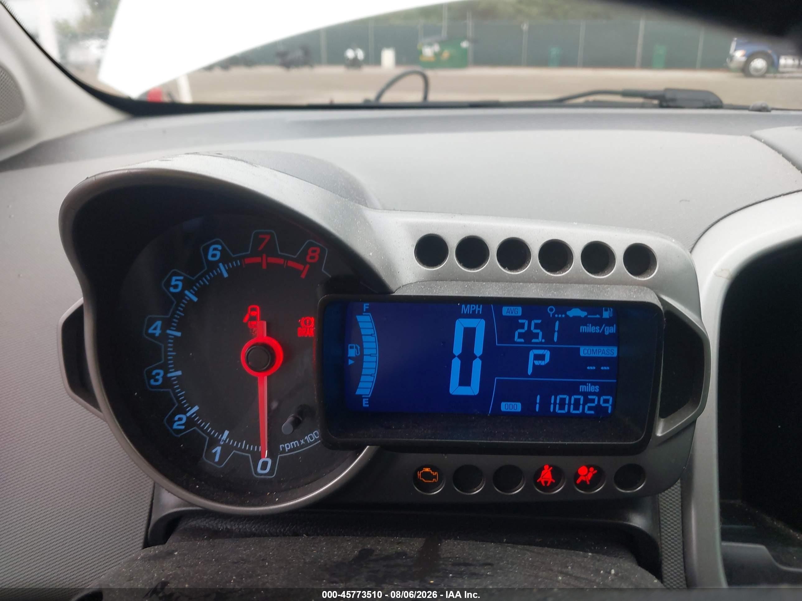 2013 Chevrolet Sonic Lt Auto Silver vin: 1G1JC5SH9D4135125