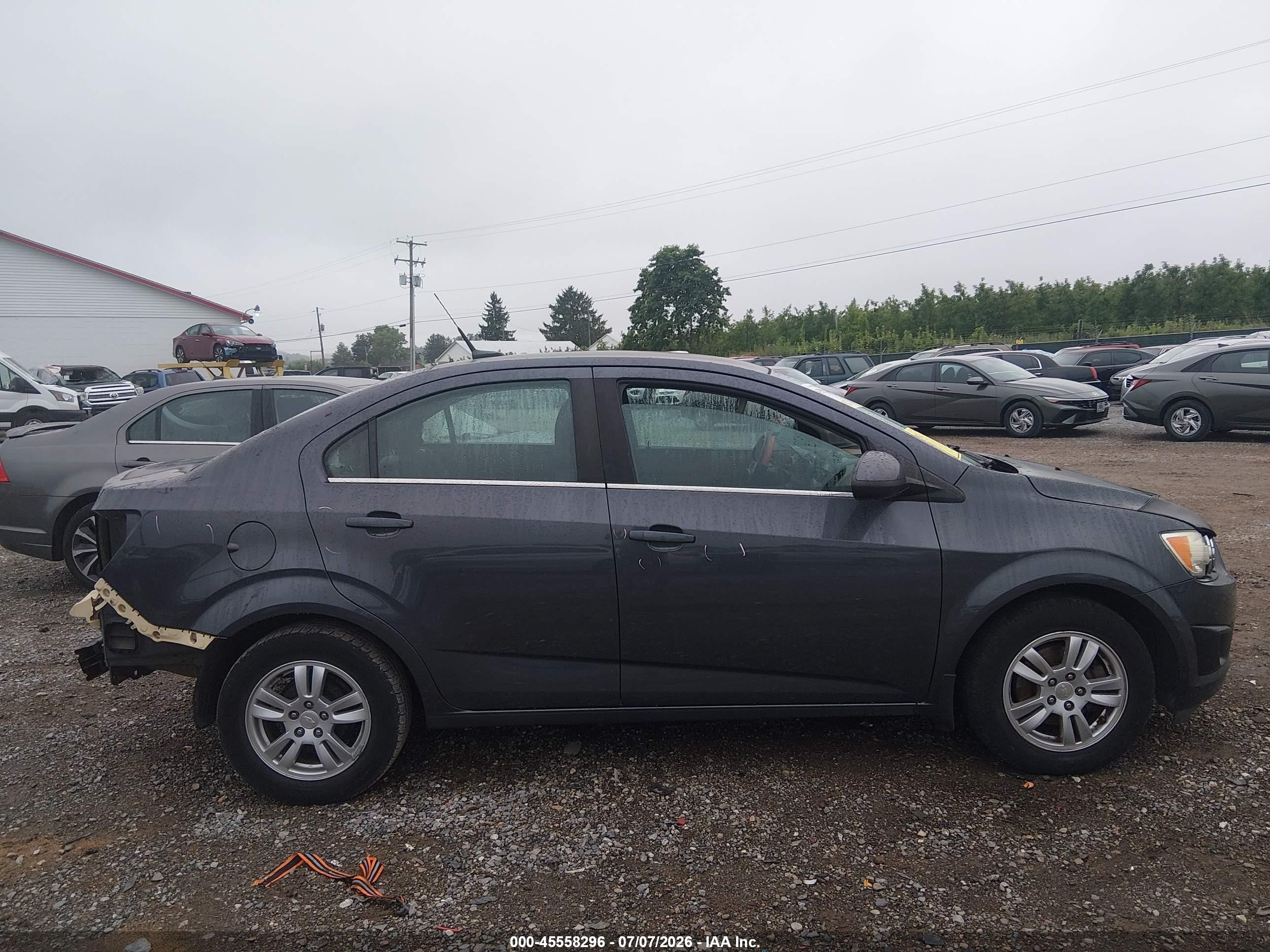 2013 Chevrolet Sonic Lt Auto Blue vin: 1G1JC5SH9D4169324