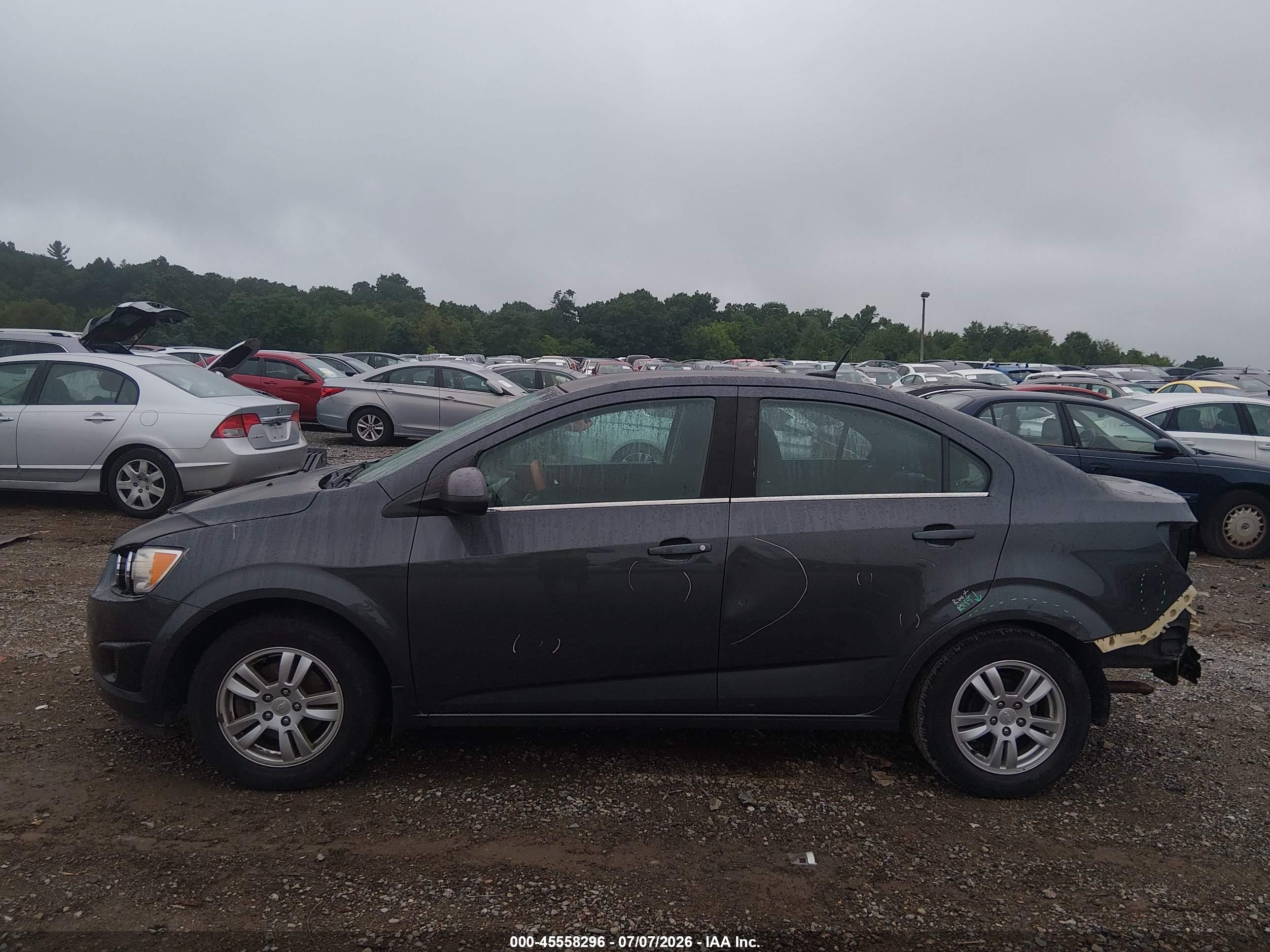 2013 Chevrolet Sonic Lt Auto Blue vin: 1G1JC5SH9D4169324