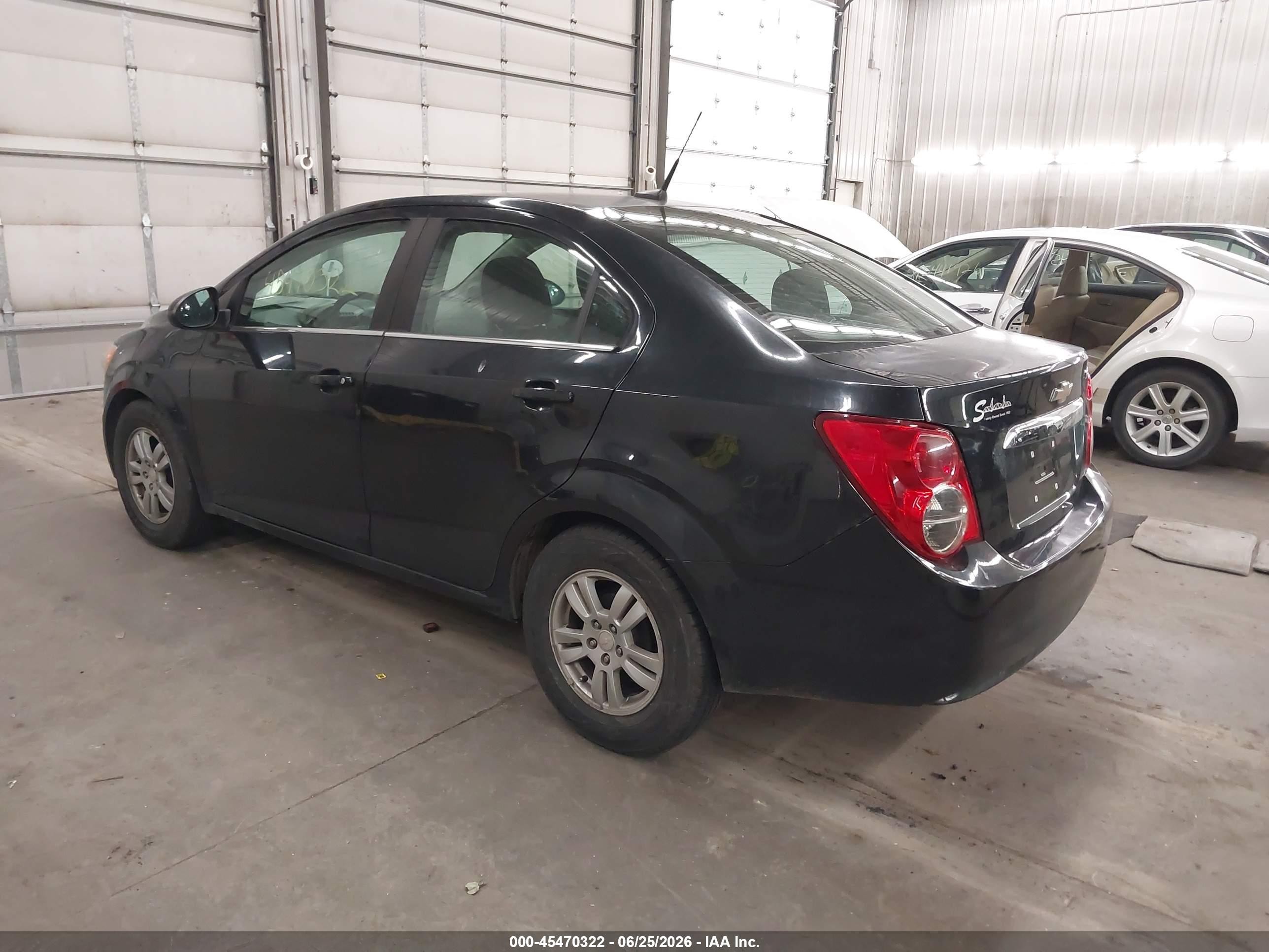 2014 Chevrolet Sonic Lt Auto Black vin: 1G1JC5SH9E4112560