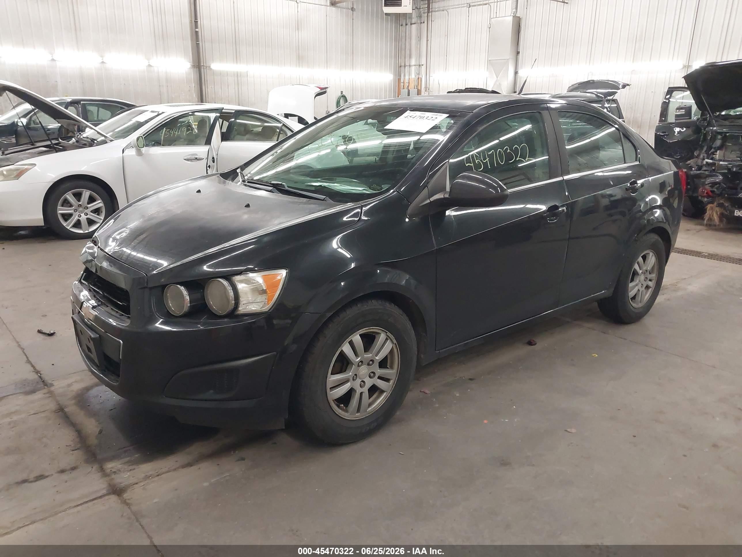 2014 Chevrolet Sonic Lt Auto Black vin: 1G1JC5SH9E4112560