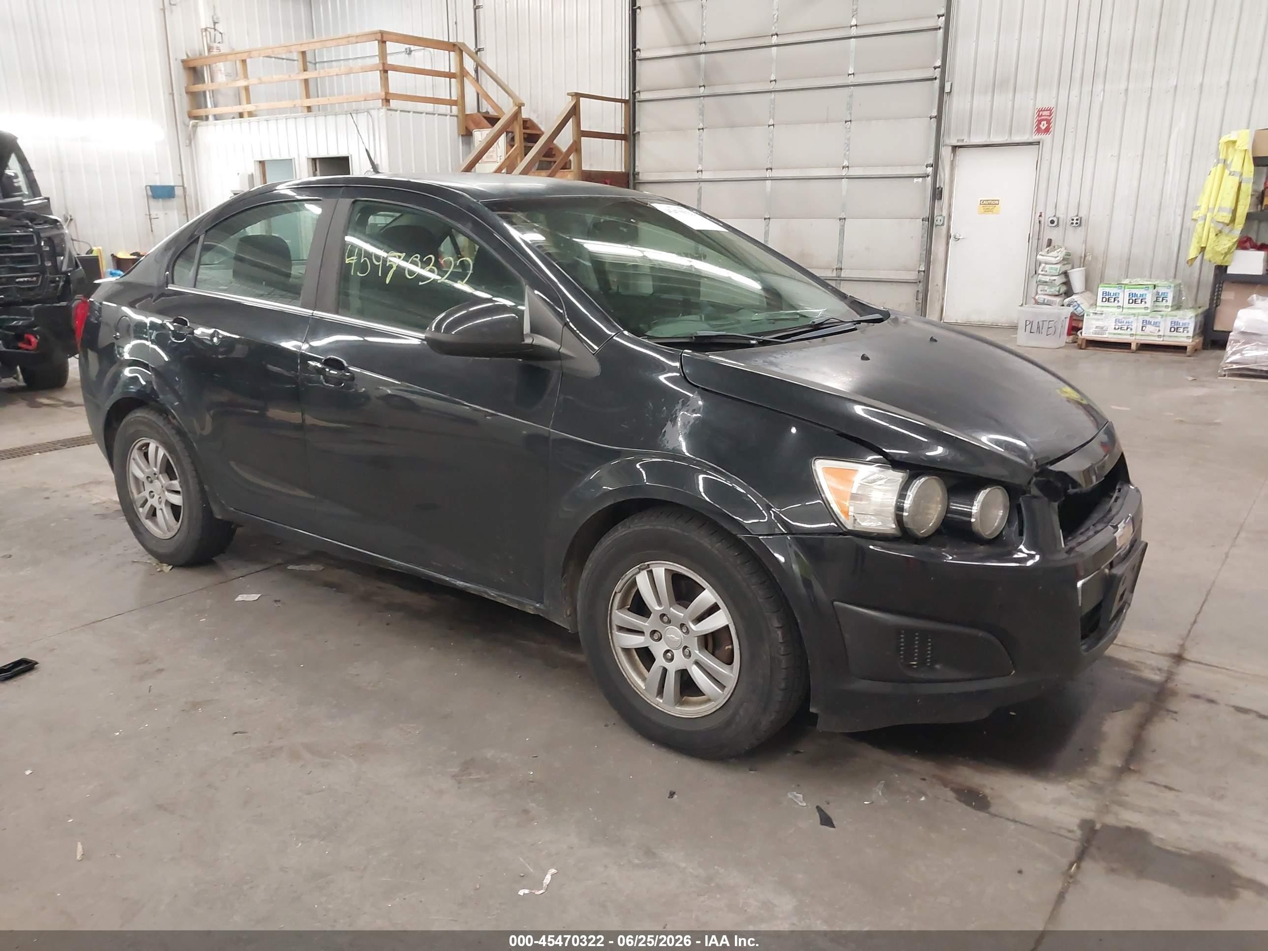 2014 Chevrolet Sonic Lt Auto Black vin: 1G1JC5SH9E4112560