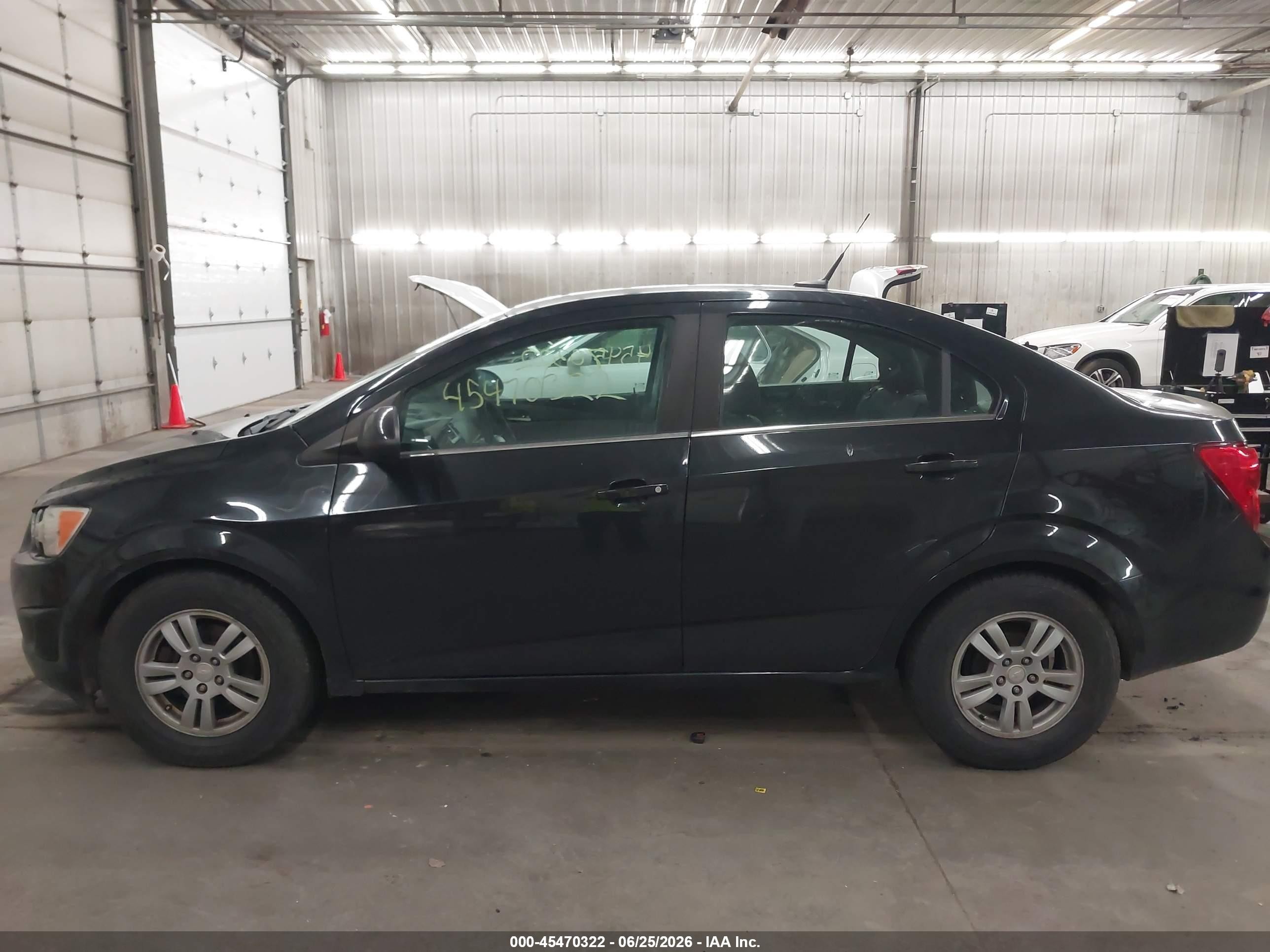 2014 Chevrolet Sonic Lt Auto Black vin: 1G1JC5SH9E4112560