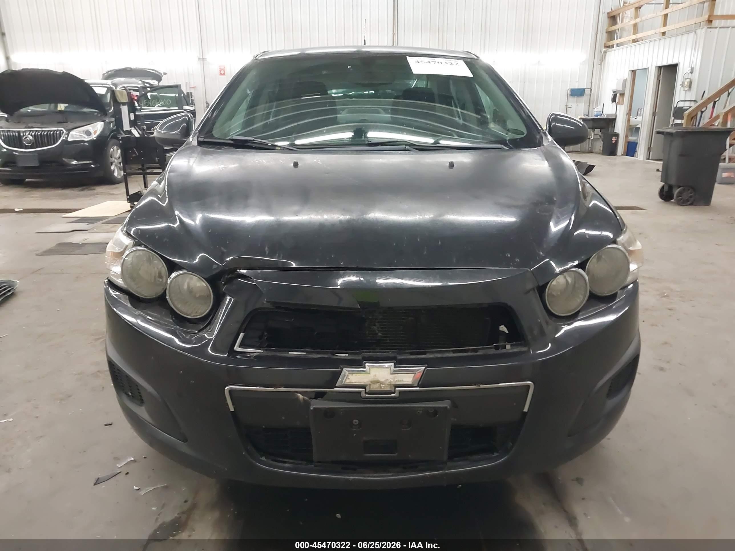 2014 Chevrolet Sonic Lt Auto Black vin: 1G1JC5SH9E4112560