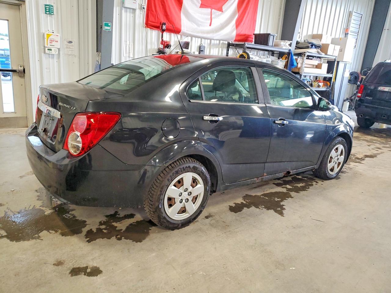 2014 Chevrolet Sonic Lt Black vin: 1G1JC5SH9E4115071