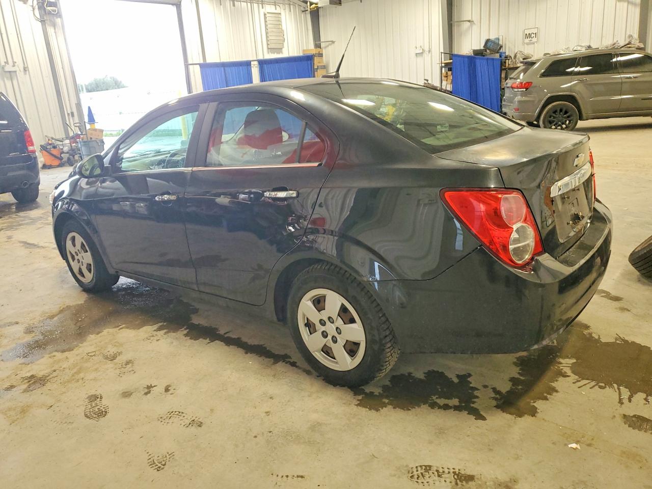 2014 Chevrolet Sonic Lt Black vin: 1G1JC5SH9E4115071