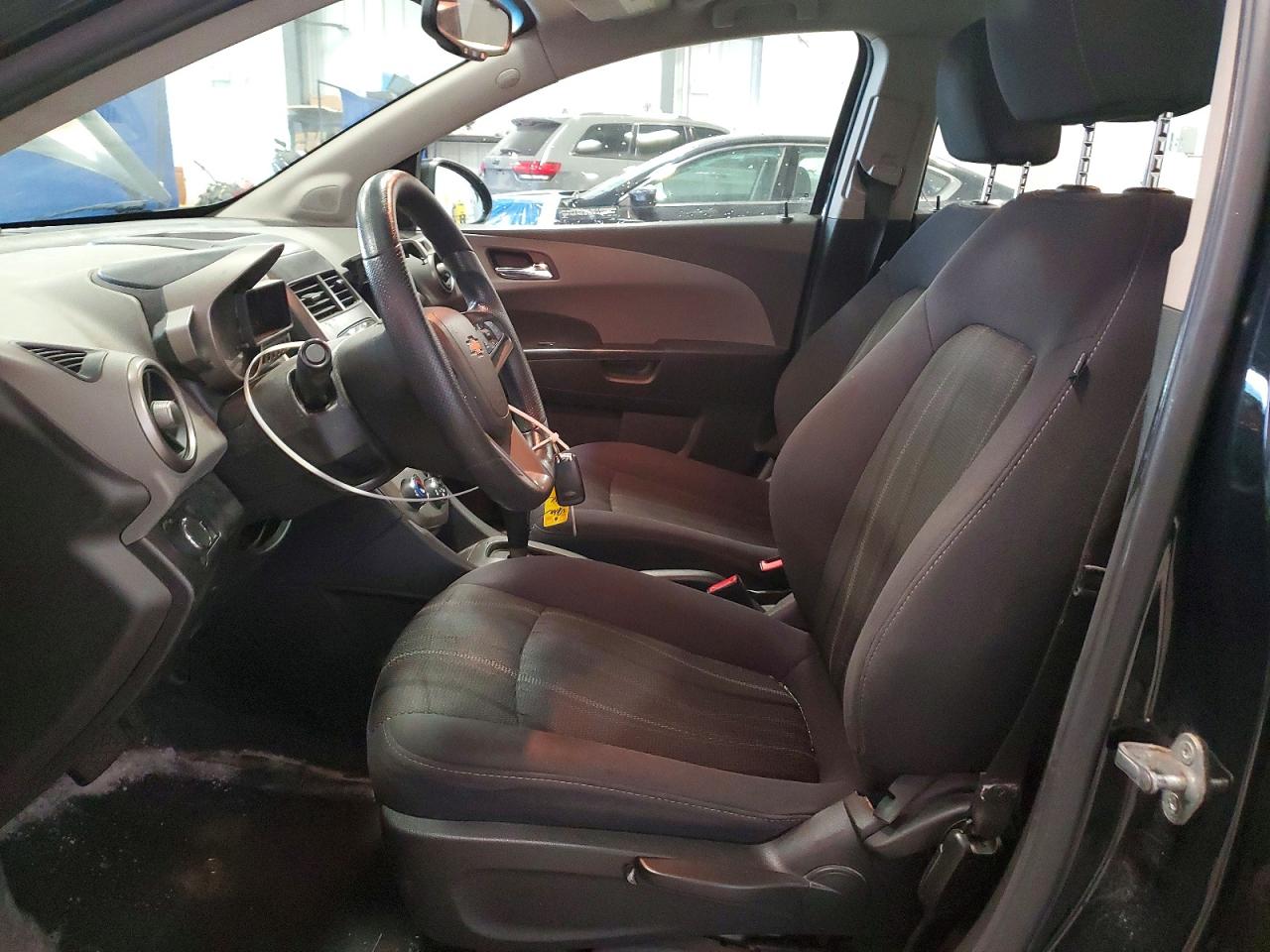 2014 Chevrolet Sonic Lt Black vin: 1G1JC5SH9E4115071
