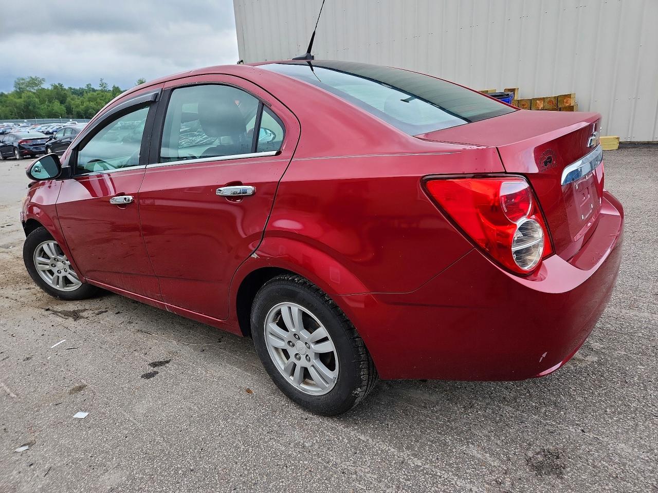 2014 Chevrolet Sonic Lt Red vin: 1G1JC5SH9E4141833