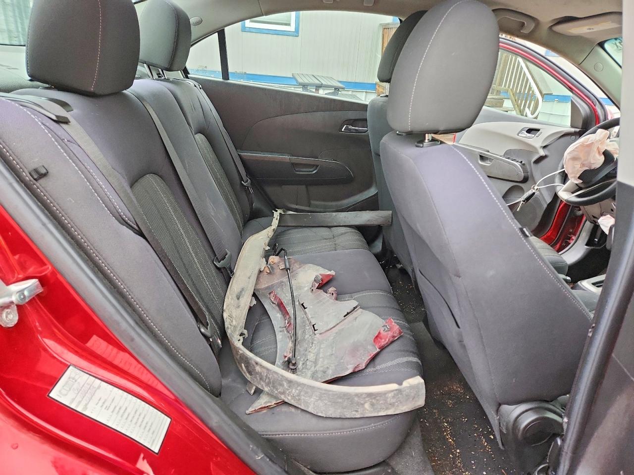 2014 Chevrolet Sonic Lt Red vin: 1G1JC5SH9E4141833