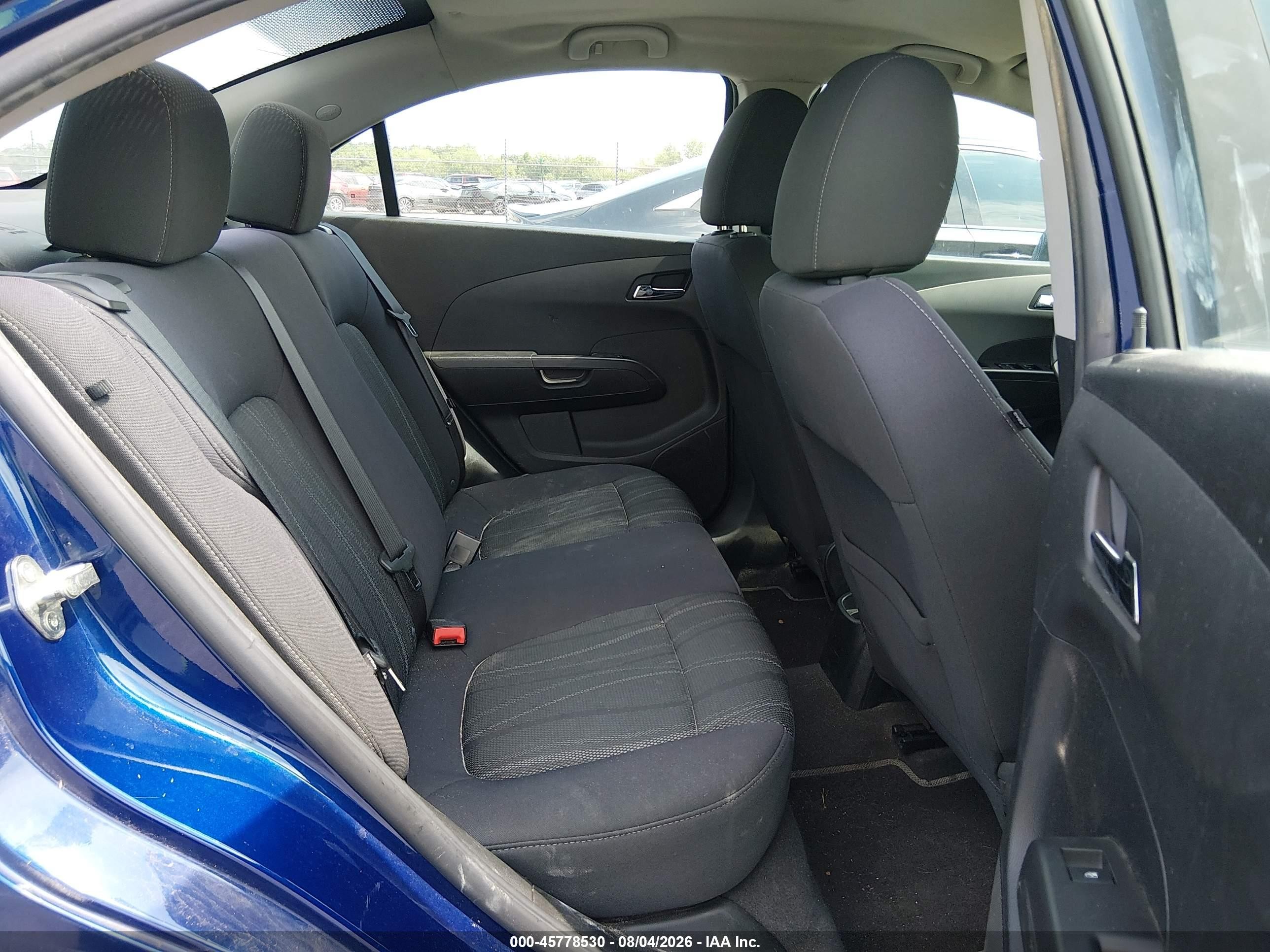 2014 Chevrolet Sonic Lt Auto Синий vin: 1G1JC5SH9E4143520